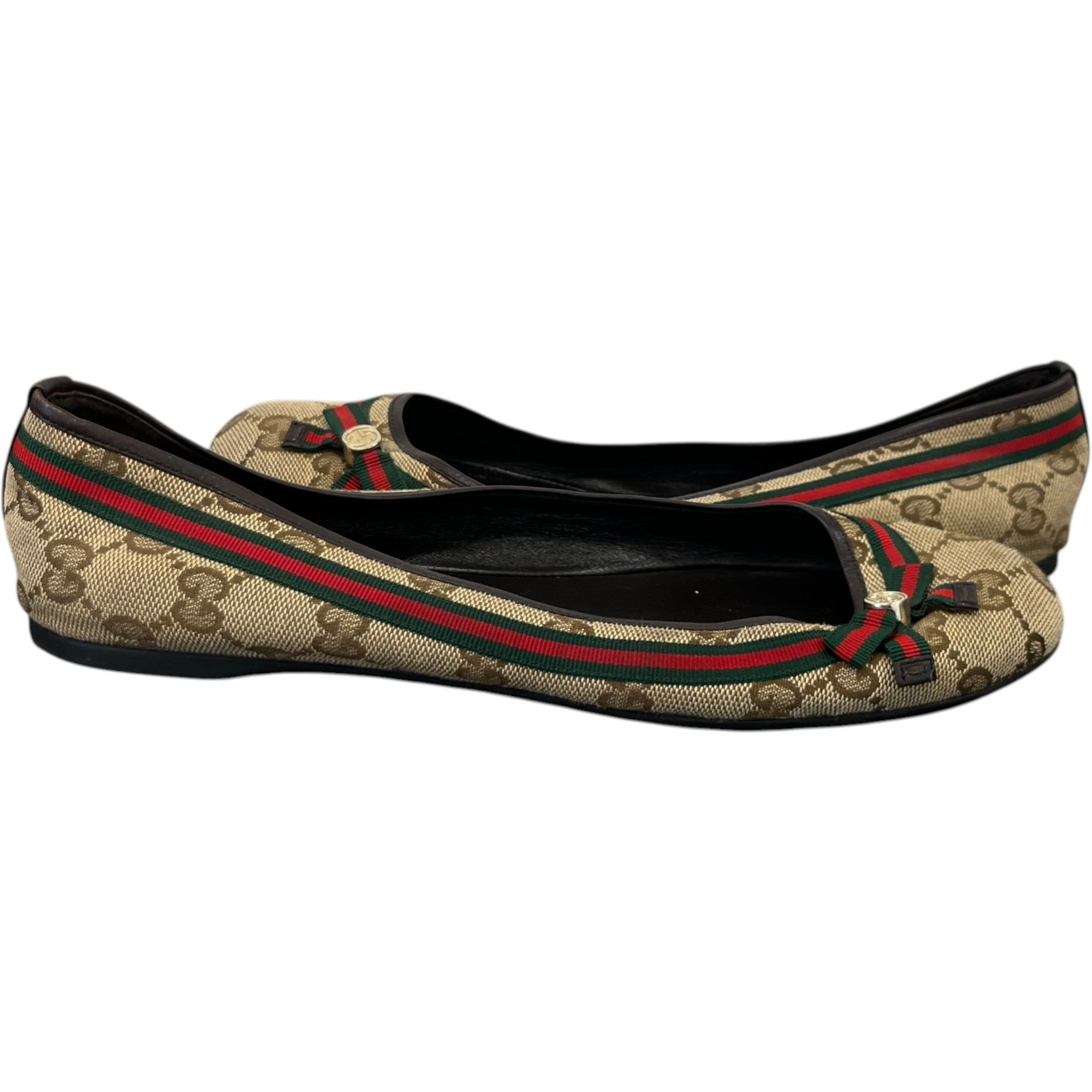 Women's Gg Supreme Loafers Beige Size EU 37 / UK 4