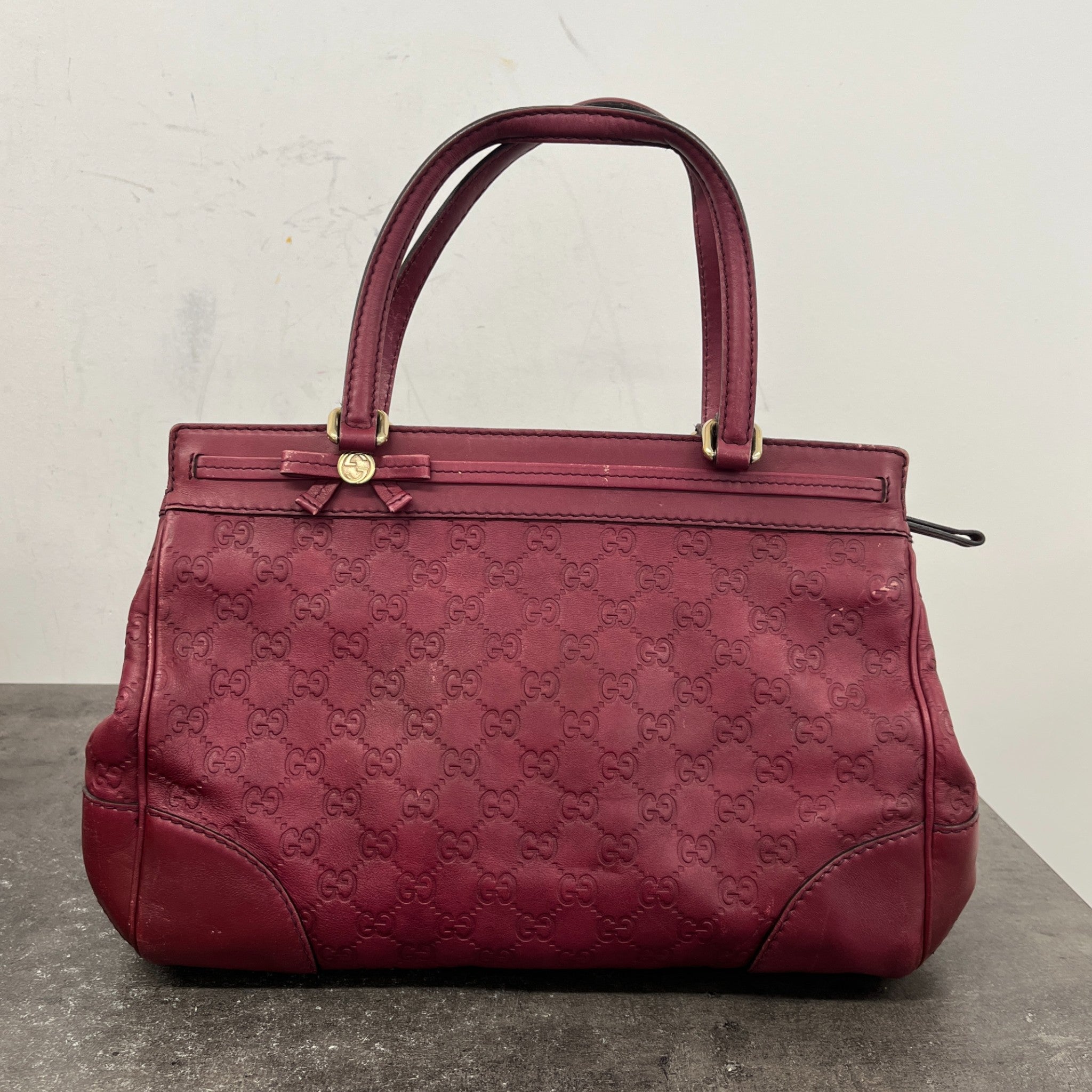Women's Guccissima Bag Burgundy