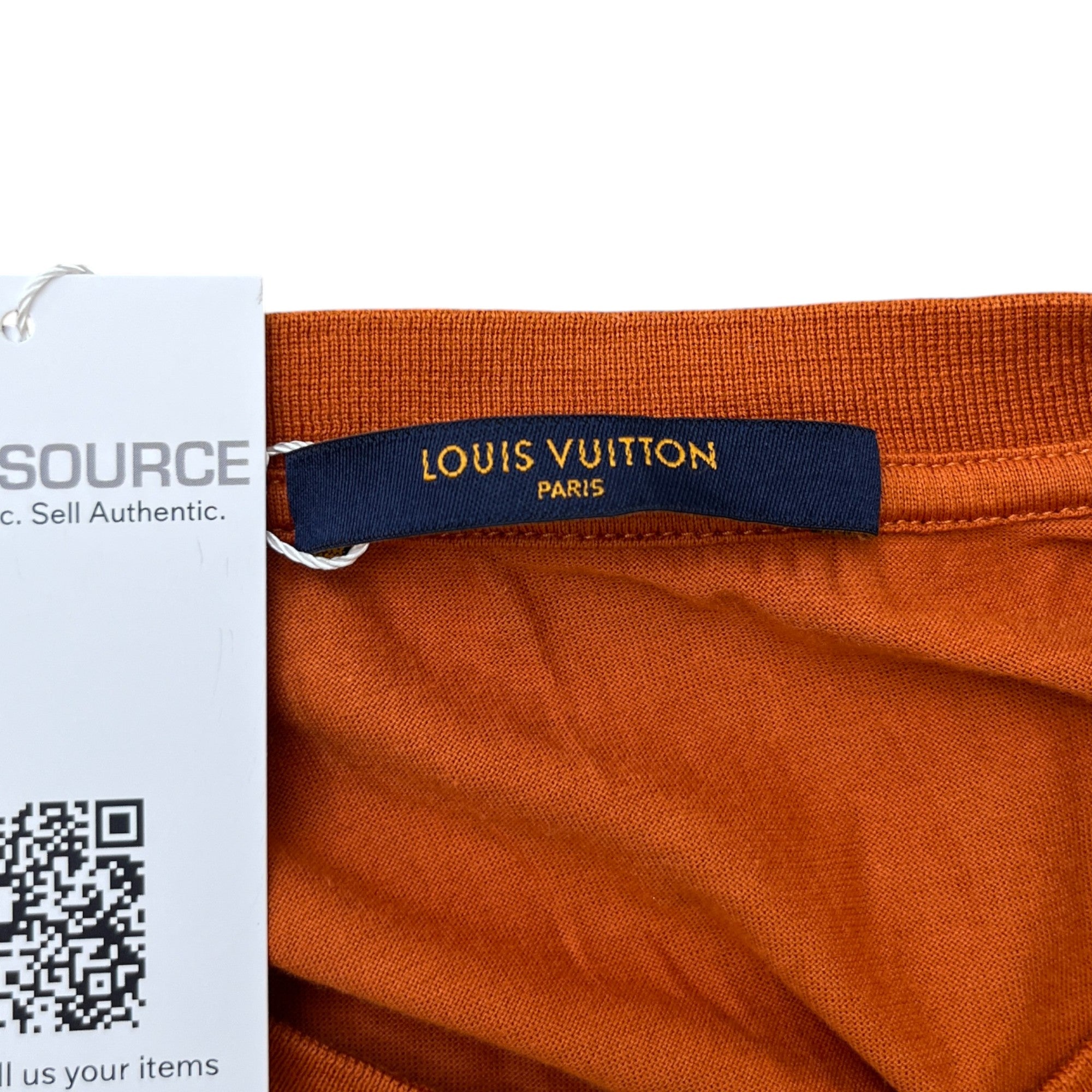 Men's Embroidered Logo T-Shirt Burnt Orange Size M