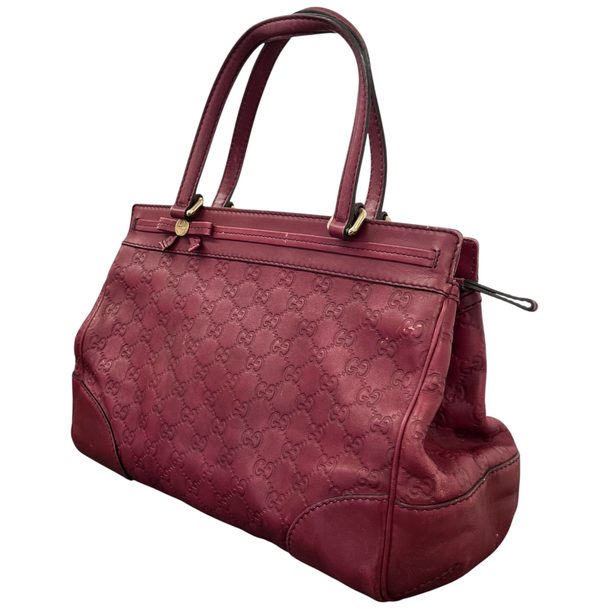 Women's Guccissima Bag Burgundy
