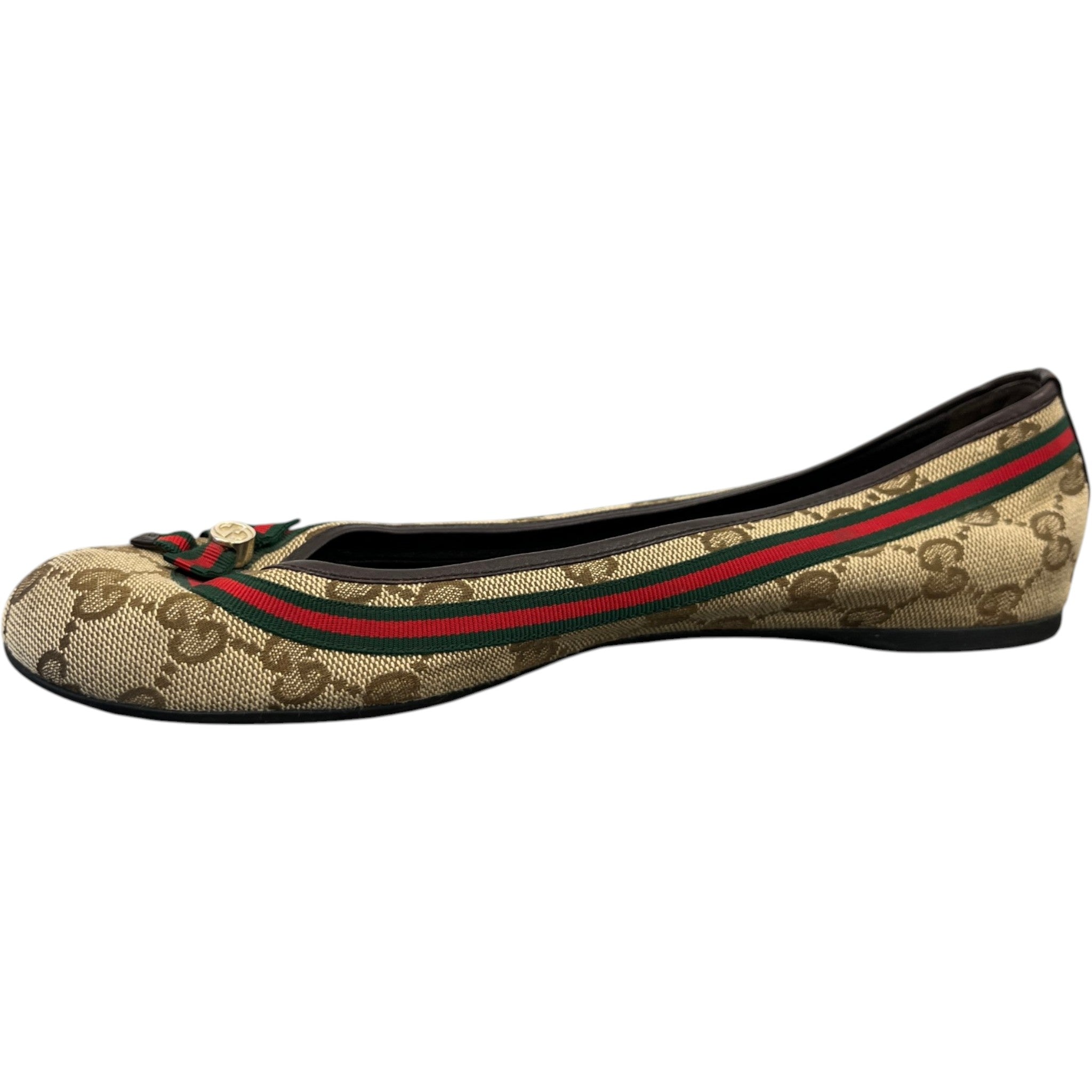 Women's Gg Supreme Loafers Beige Size EU 37 / UK 4