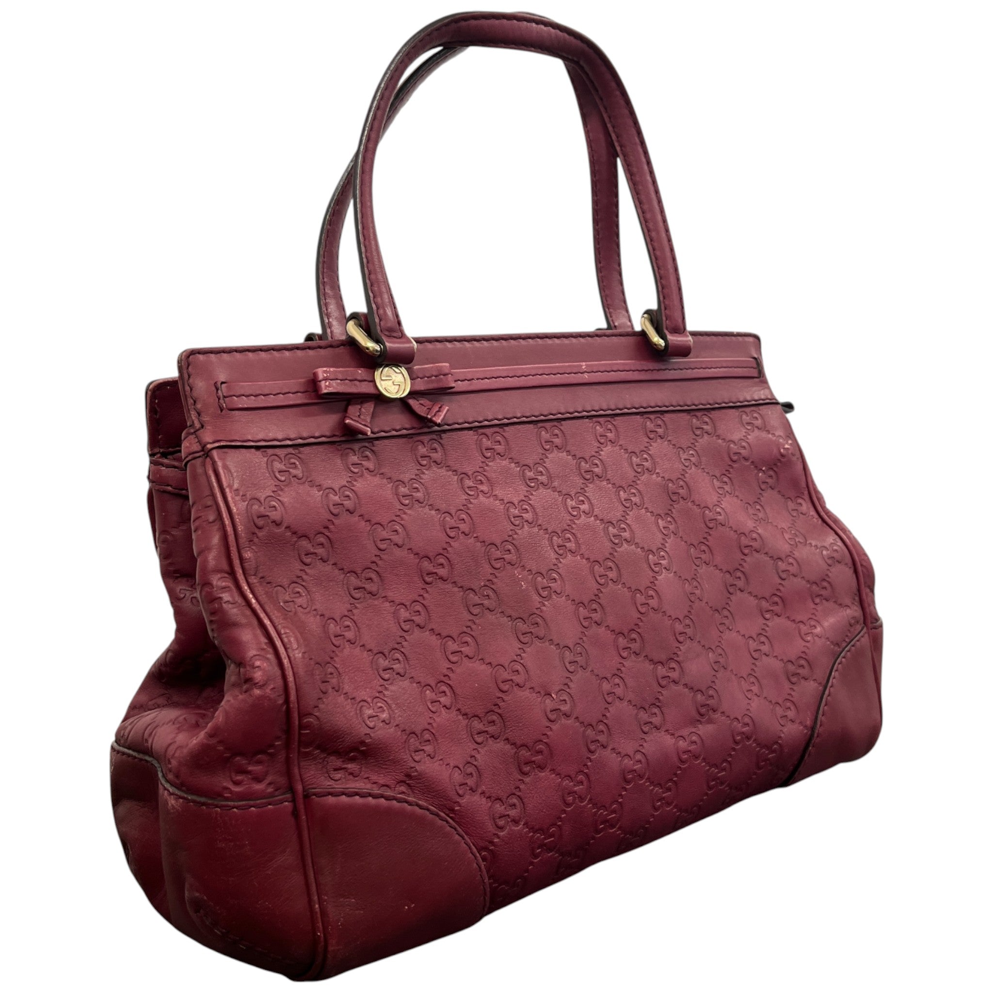 Women's Guccissima Bag Burgundy