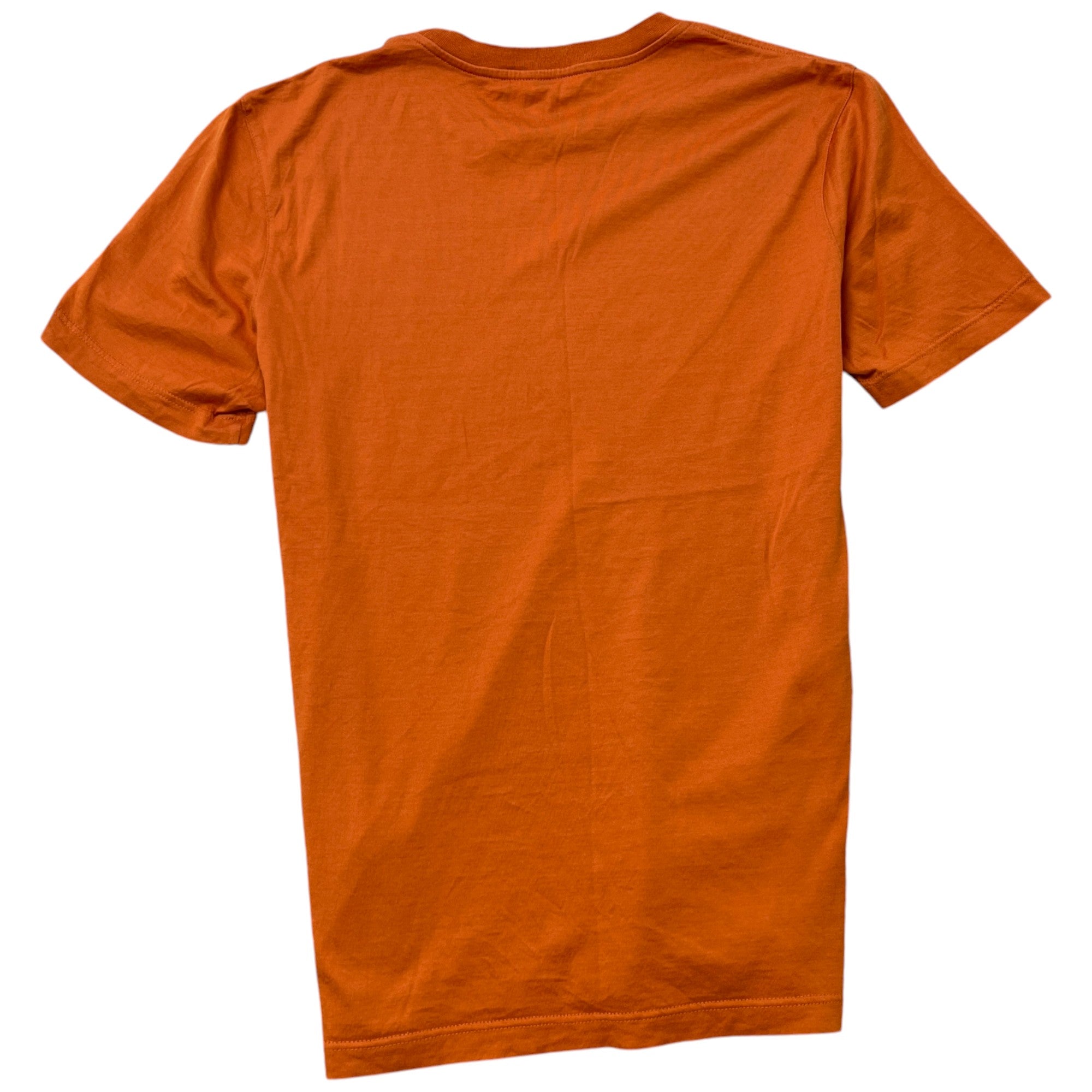 Men's Embroidered Logo T-Shirt Burnt Orange Size M