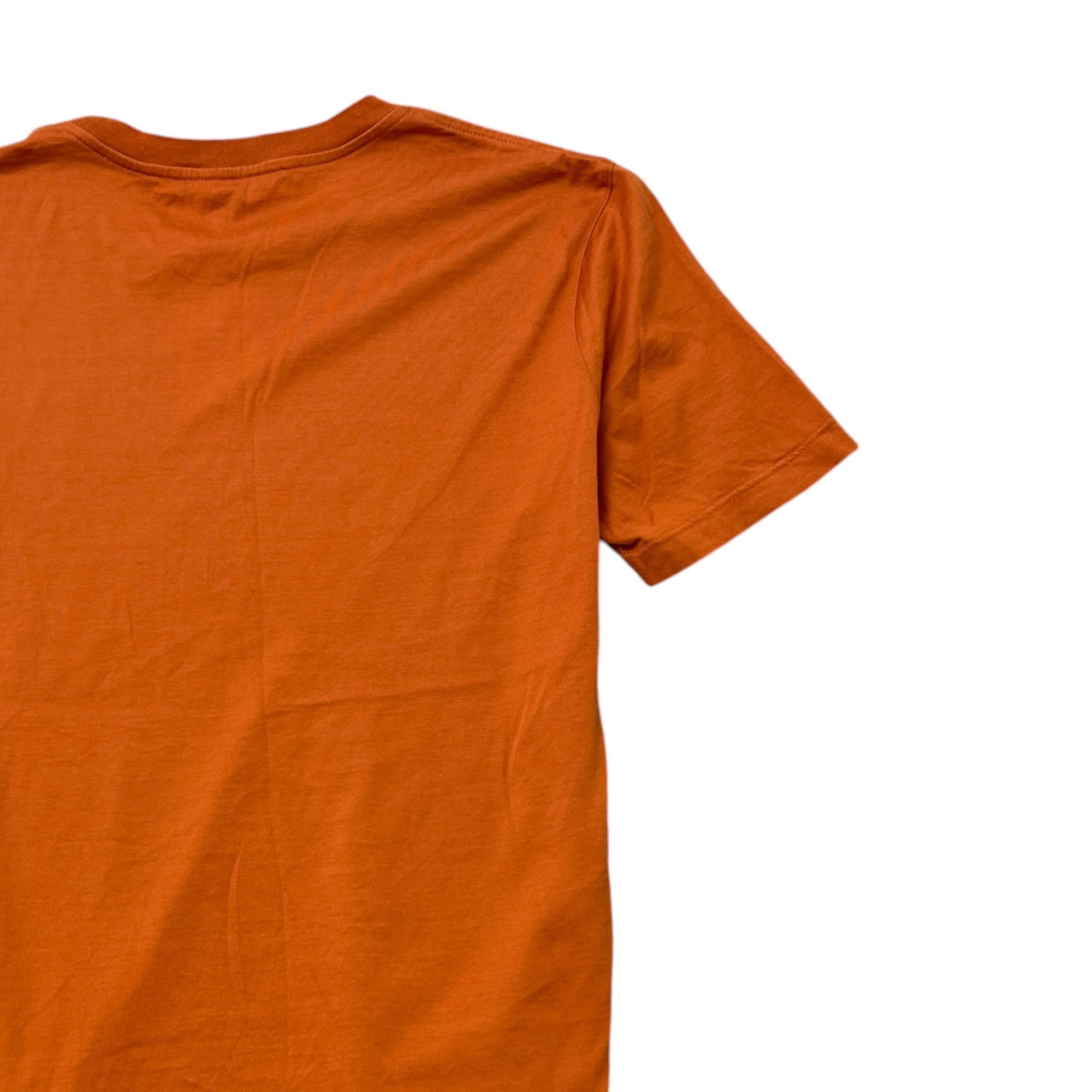 Men's Embroidered Logo T-Shirt Burnt Orange Size M