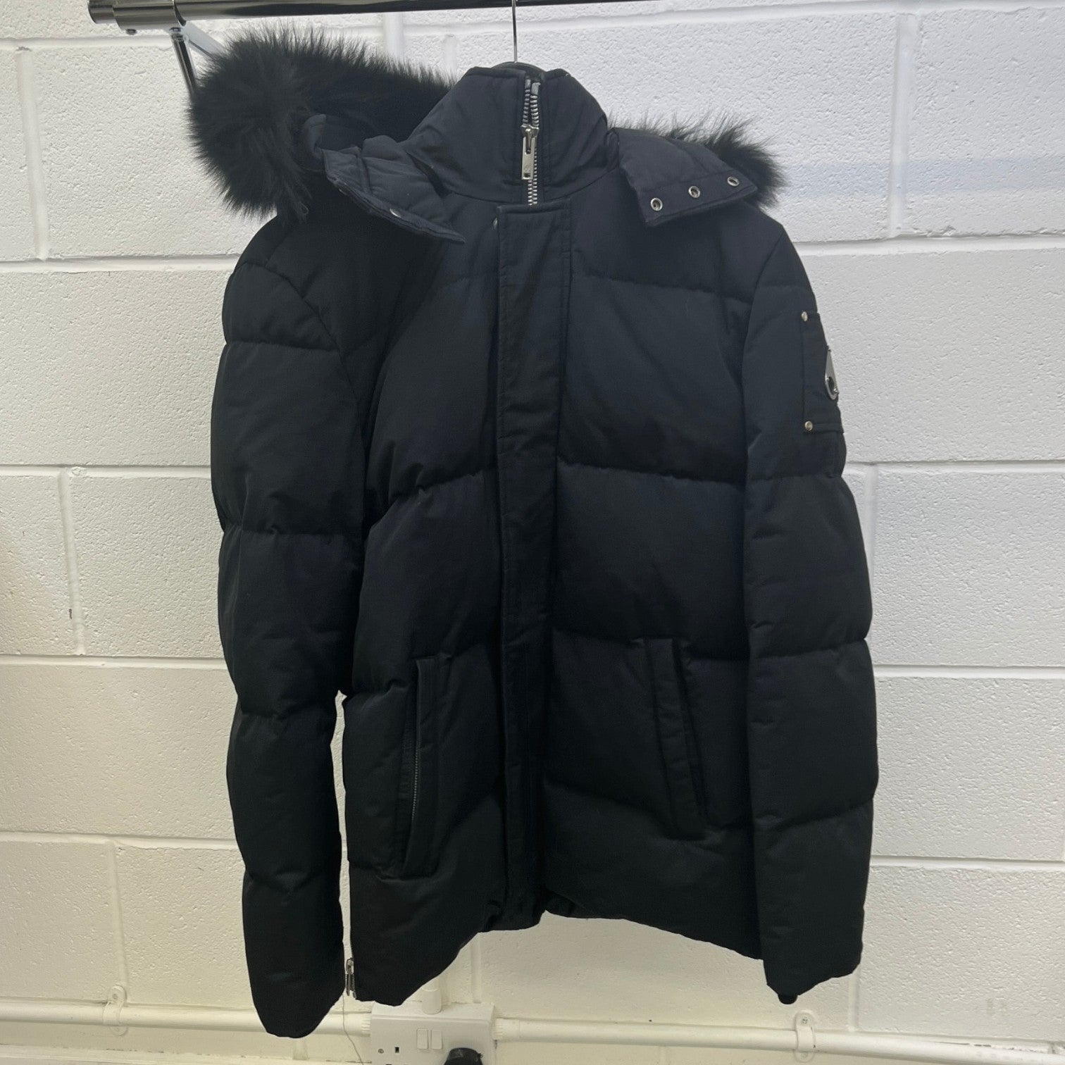 Men's Q3 Down Jacket Black Size M
