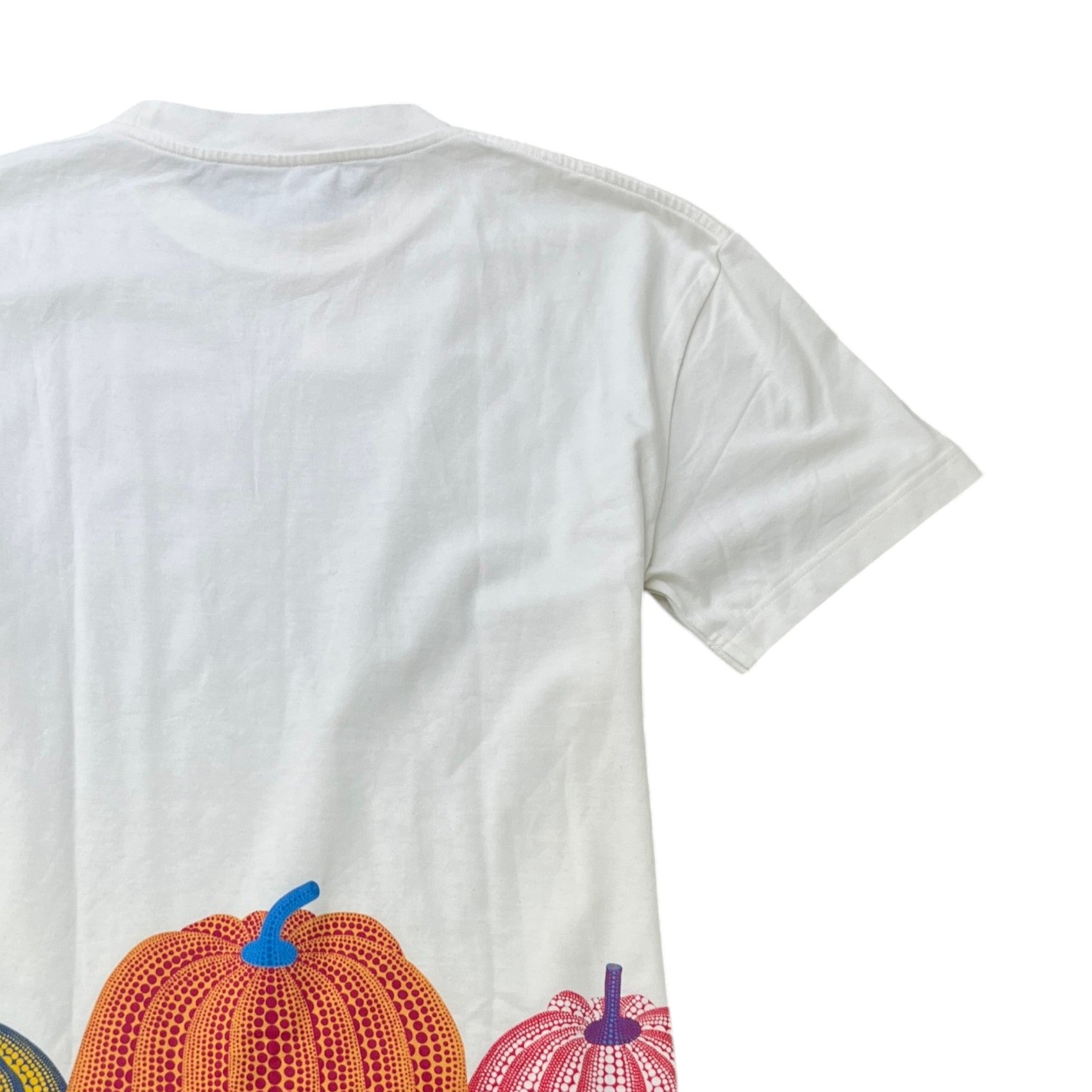 Men's X Yayoi Kusama Pumpkin Dots T-Shirt White Size XS