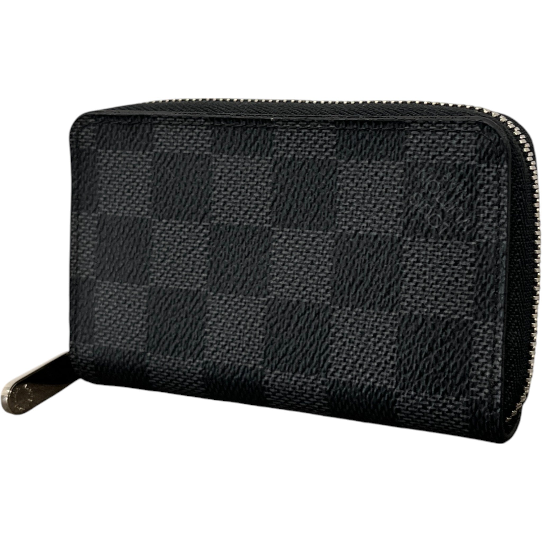 Men's Damier Graphite Zippy Coin Purse Black