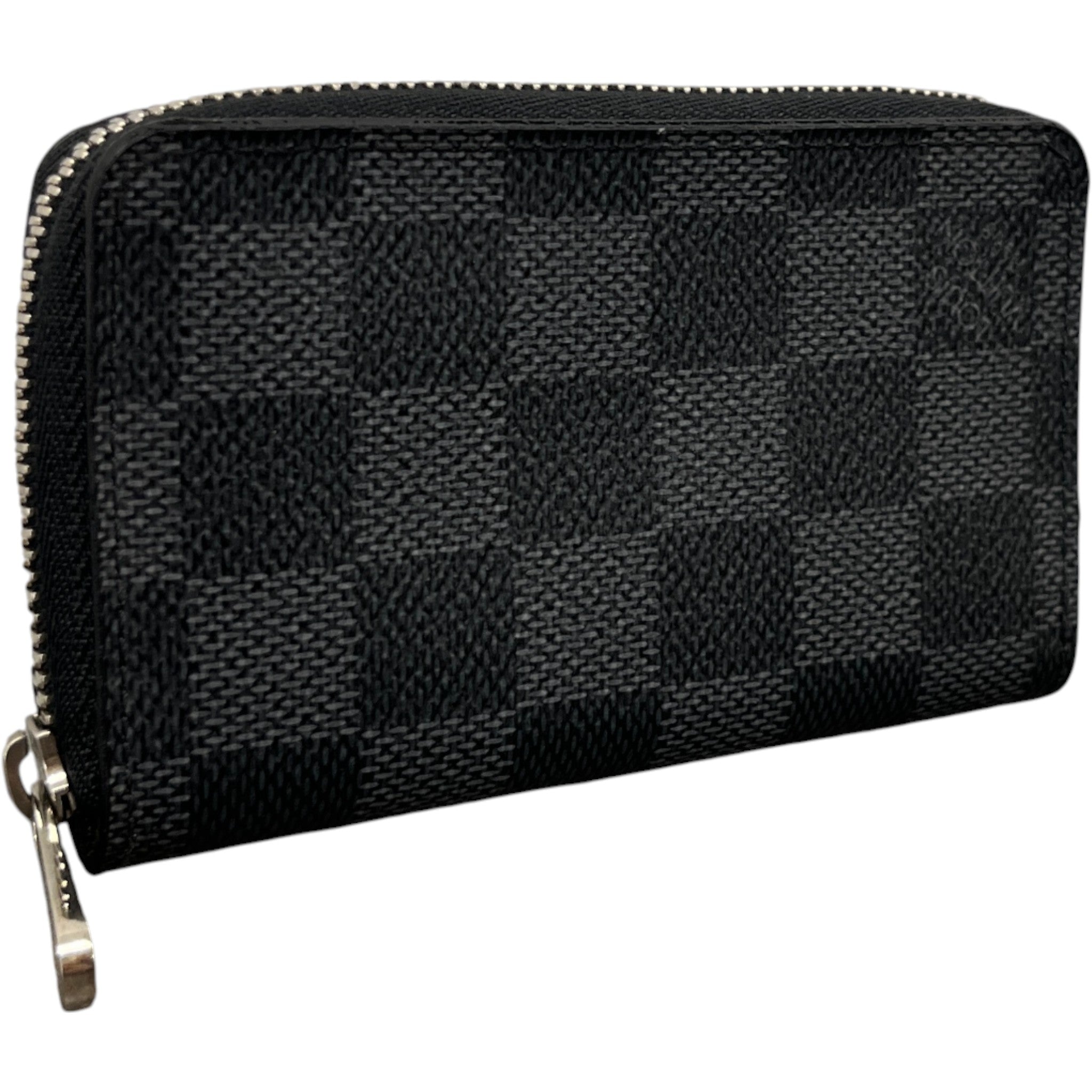 Men's Damier Graphite Zippy Coin Purse Black