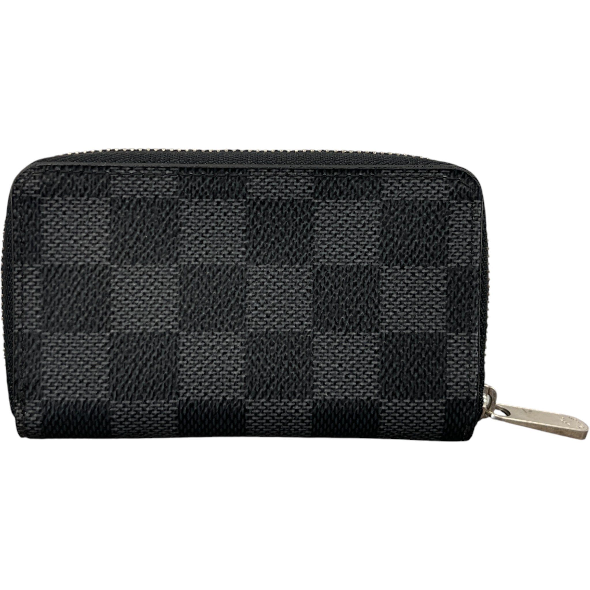 Men's Damier Graphite Zippy Coin Purse Black