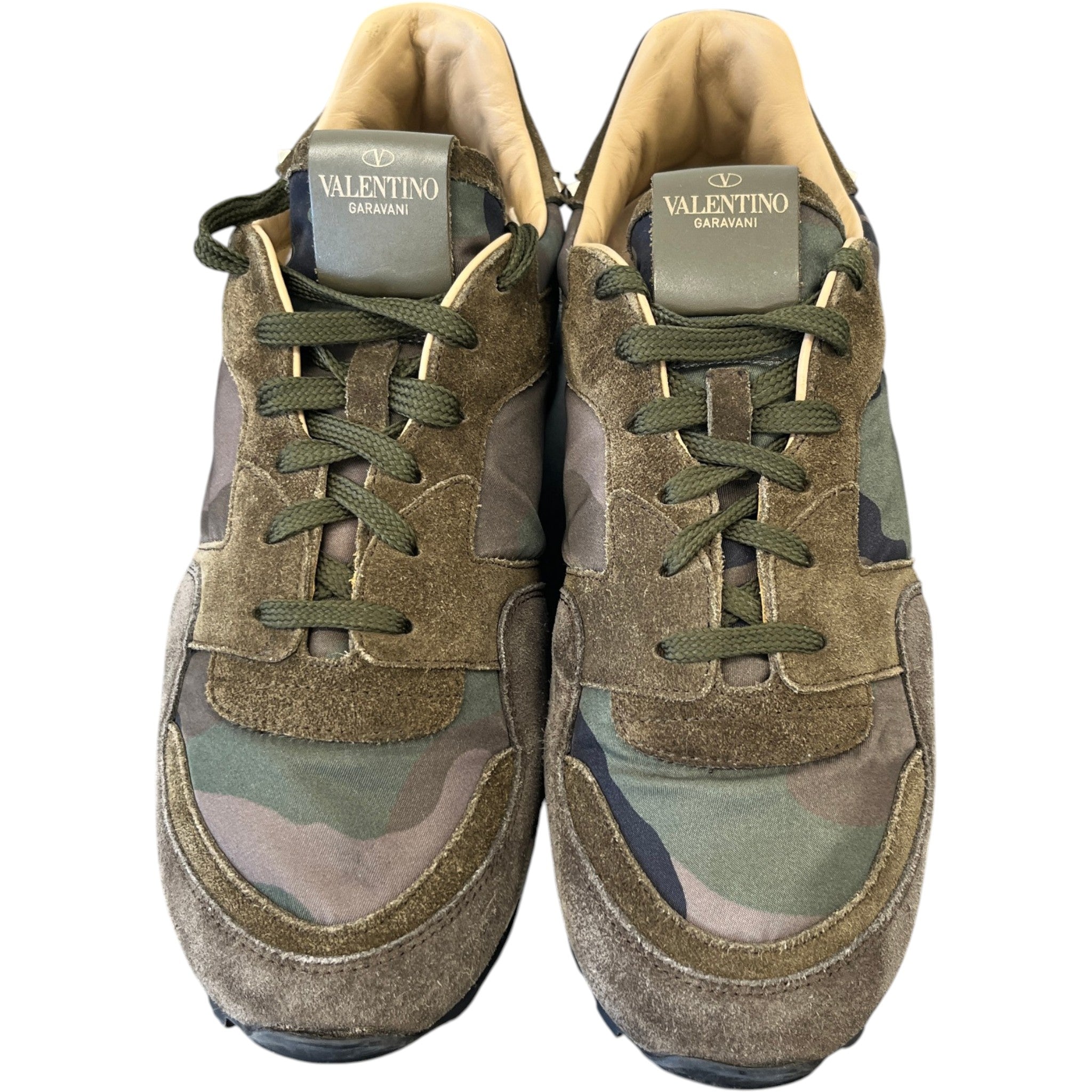 Men's Rockstud Low Trainers Green Size EU 42 / UK 8