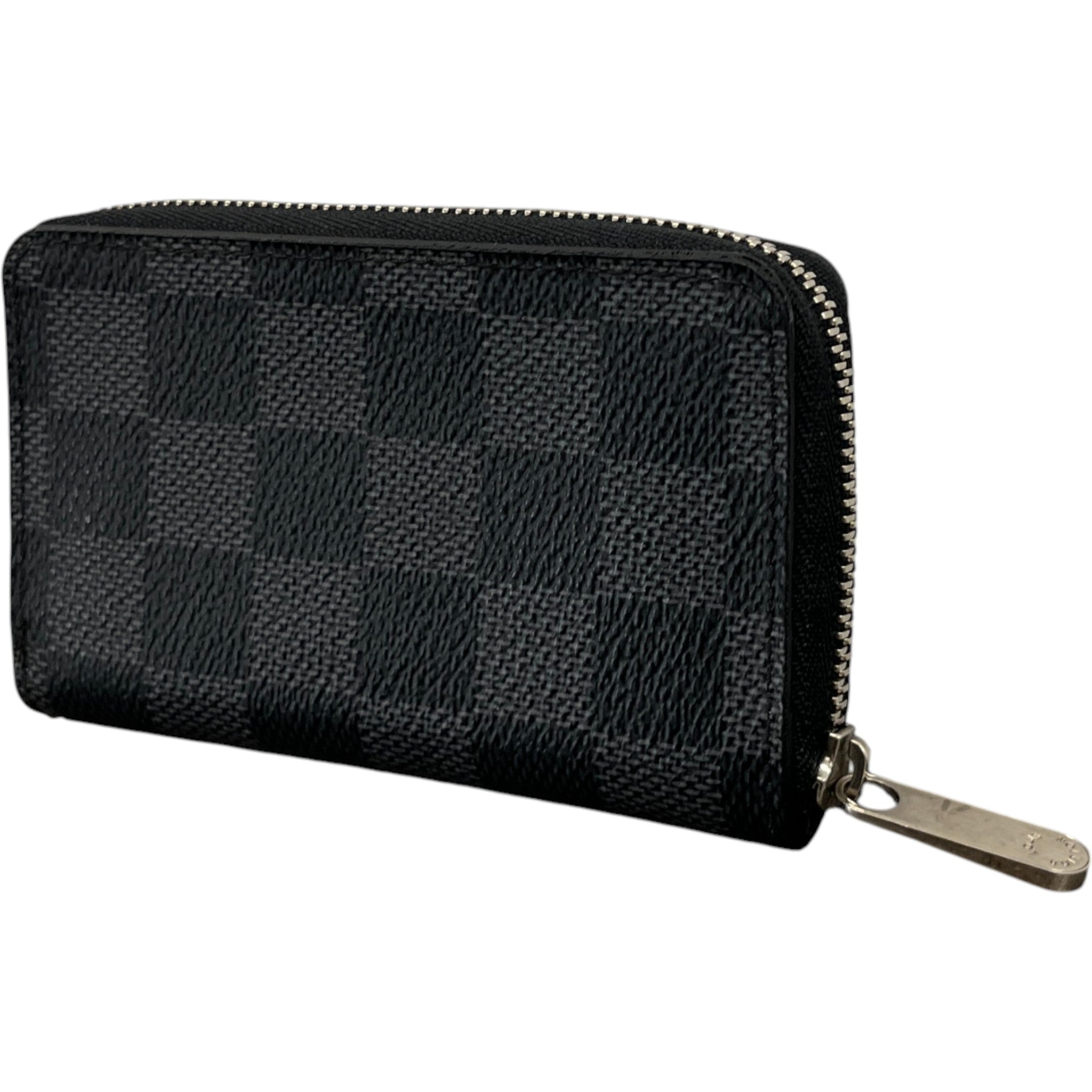 Men's Damier Graphite Zippy Coin Purse Black