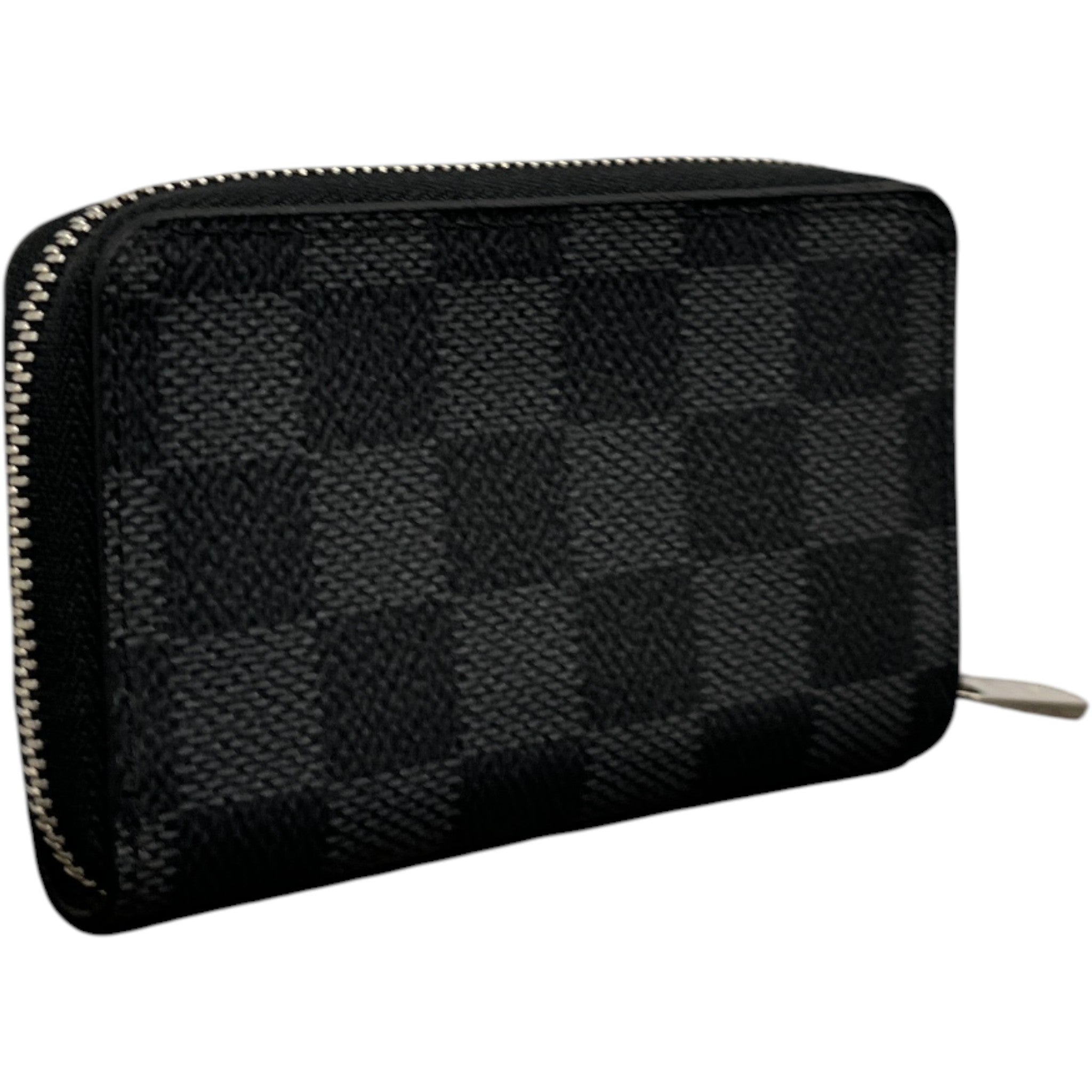 Men's Damier Graphite Zippy Coin Purse Black