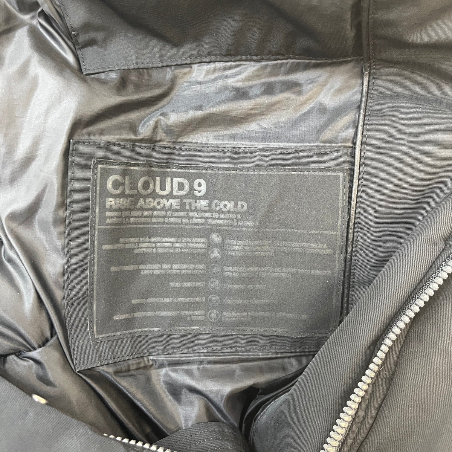 Men's Q3 Down Jacket Black Size M