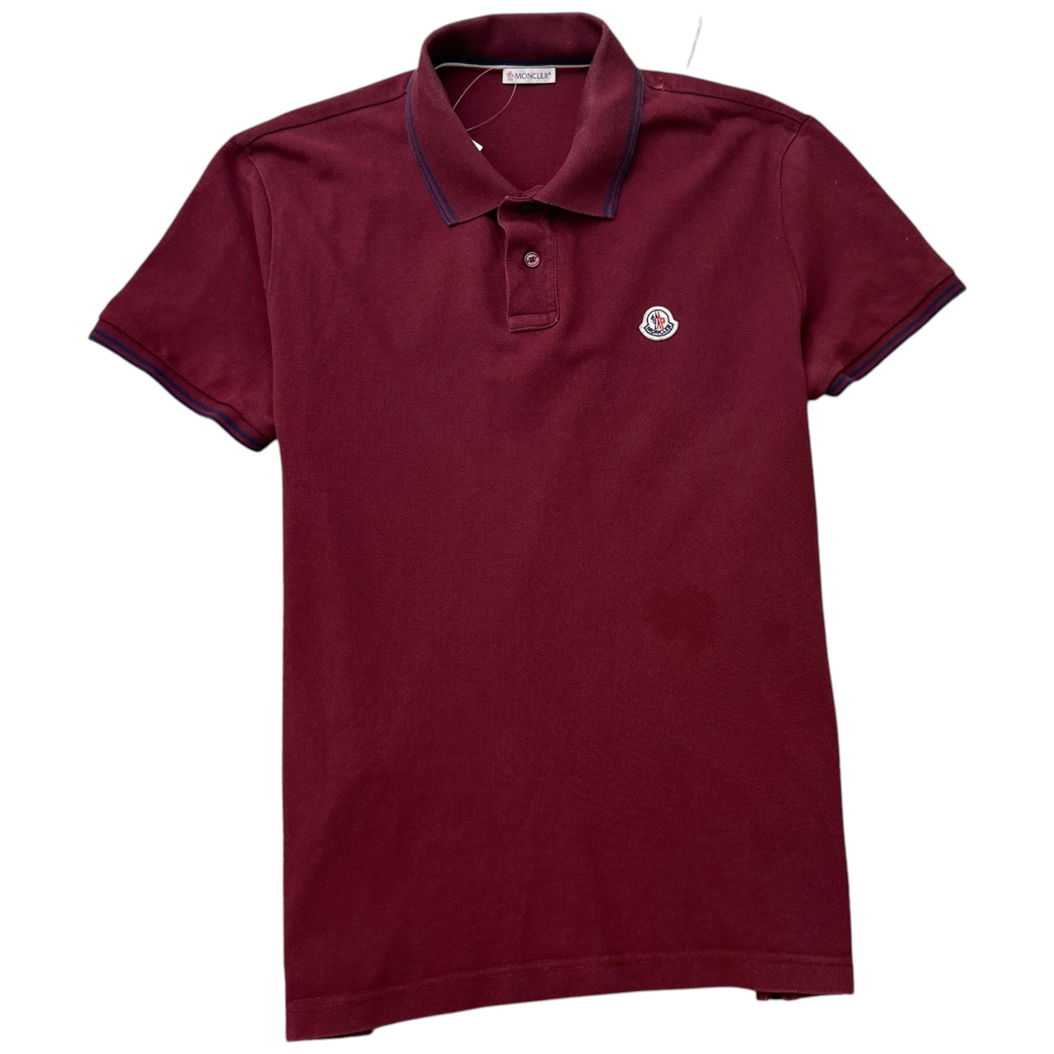 Men's Maglia Polo Shirt Burgundy Size L