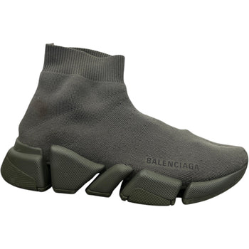 Women's Speed Sock High Trainers Khaki Size UK 3 / EU 36