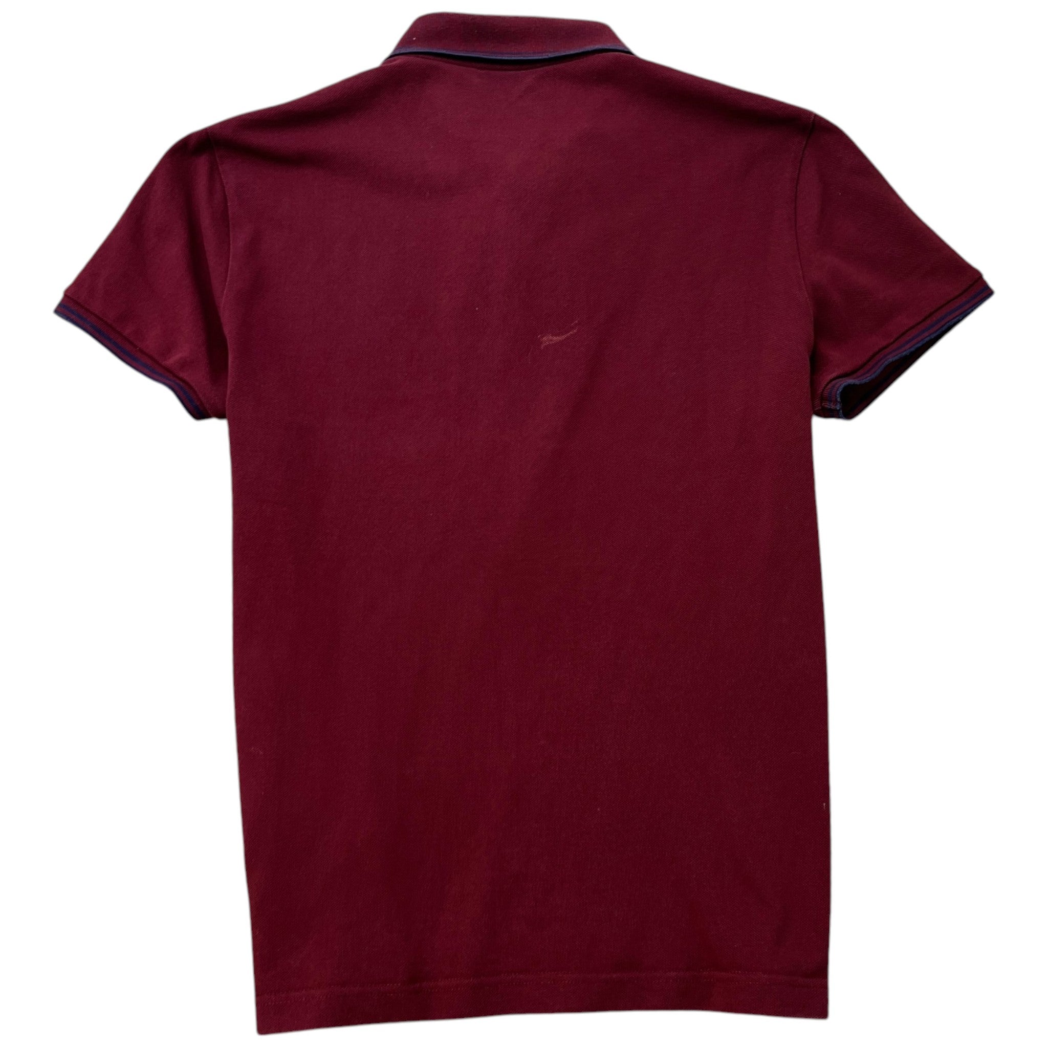 Men's Maglia Polo Shirt Burgundy Size L