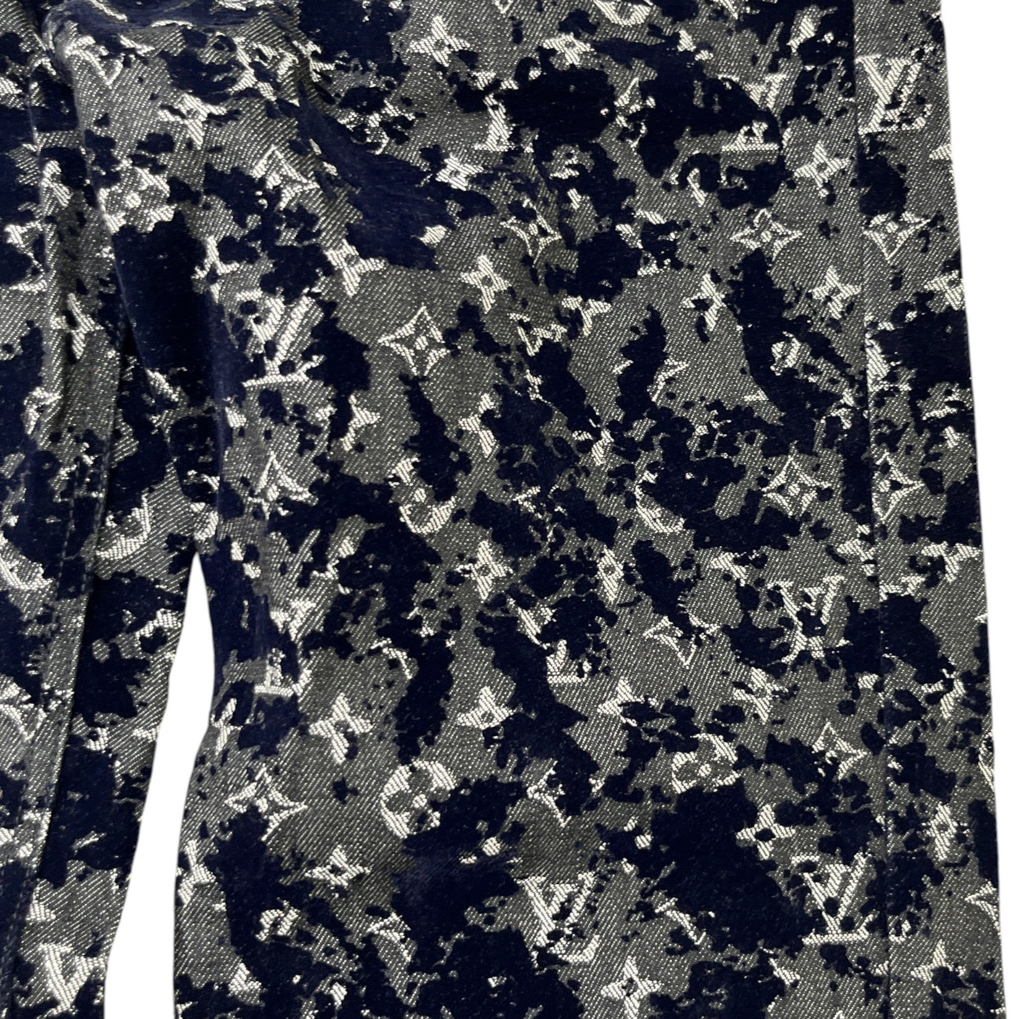 Men's Monogram Logo Jeans Navy Size Waist 30"