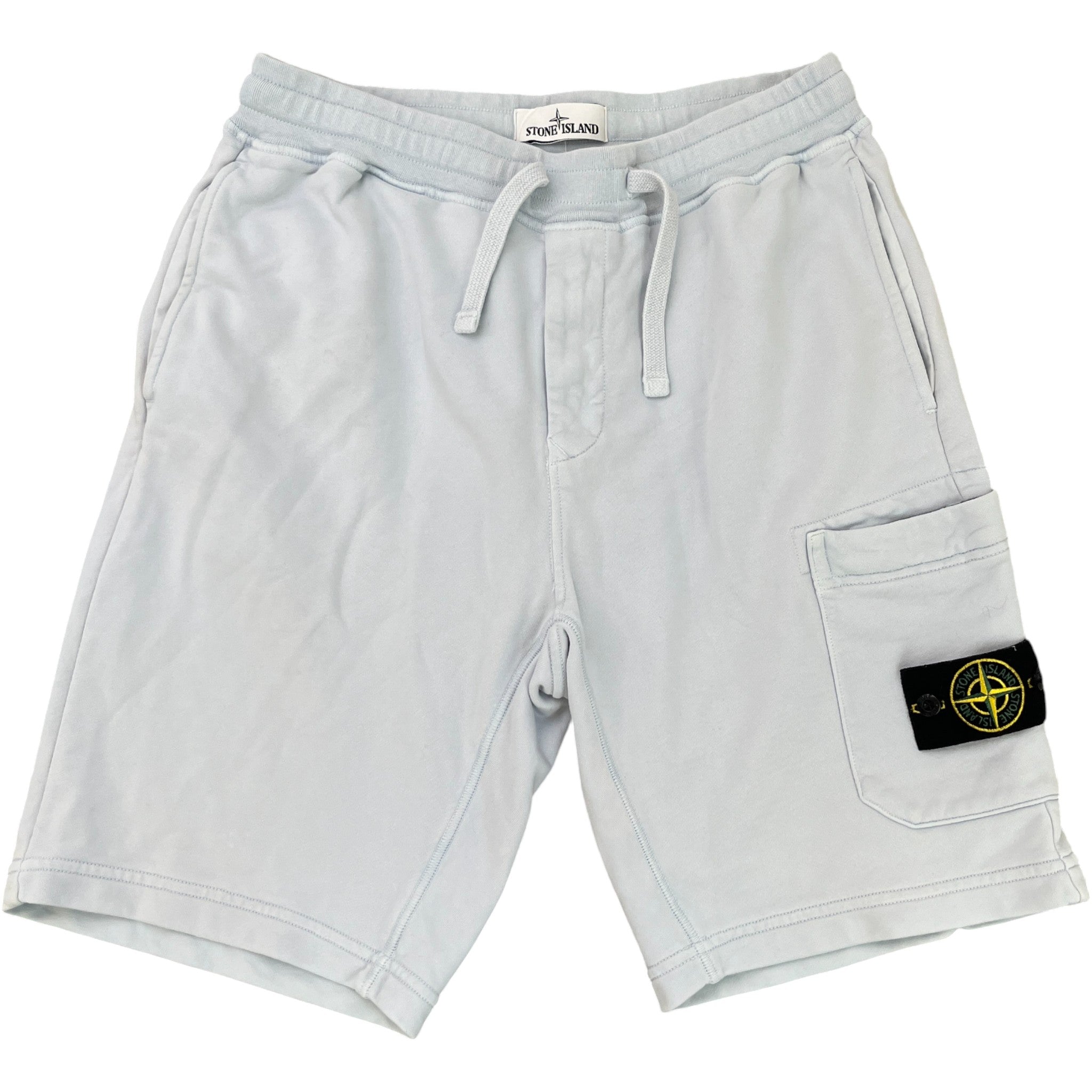 Men's Applique Logo Shorts Blue Size M