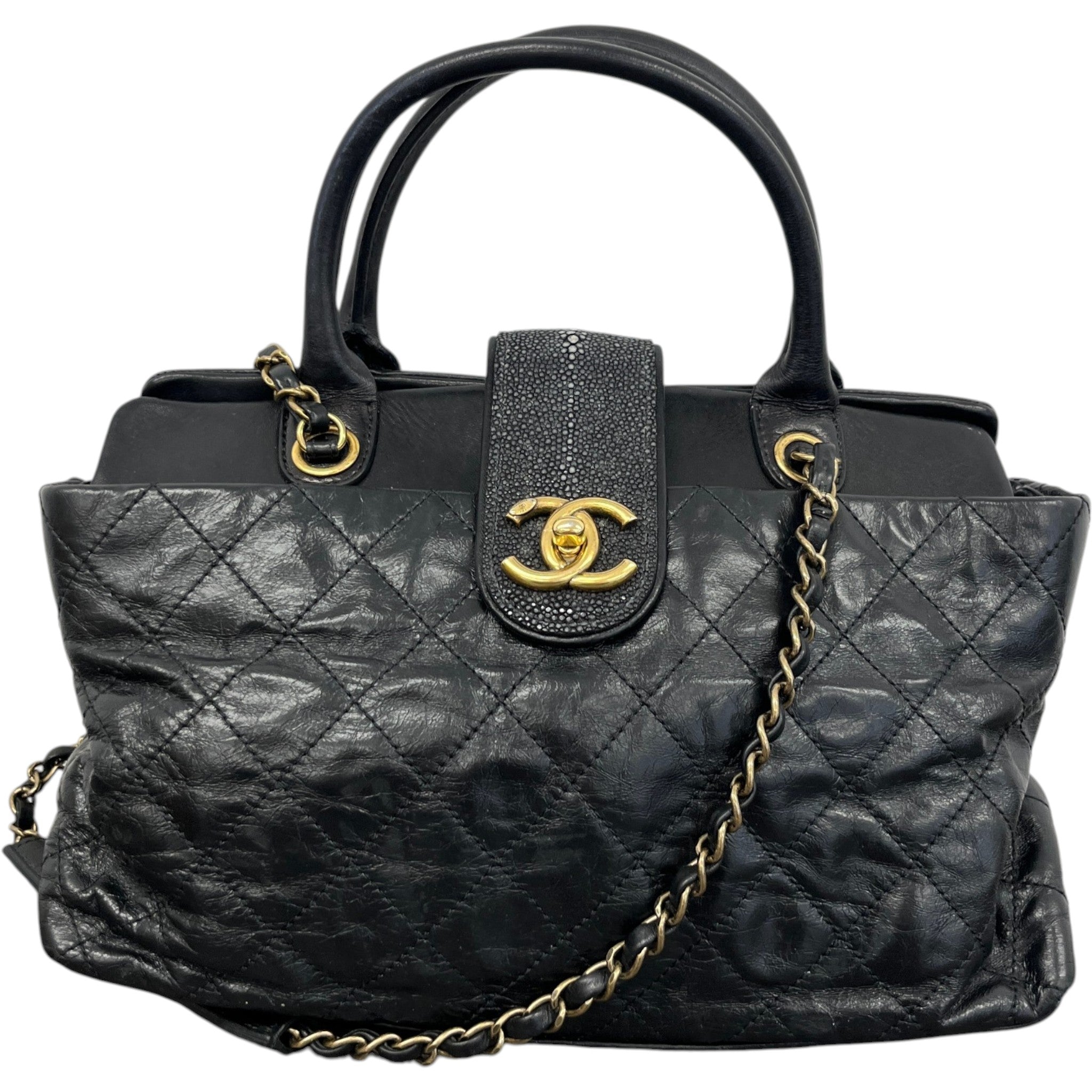 Women's Small Stingray Bindi Tote Handbag Black