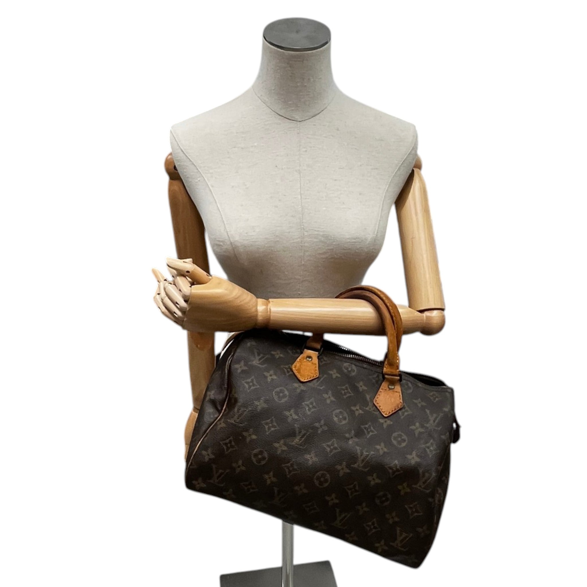 Women's Monogram Speedy 30 Bag Brown