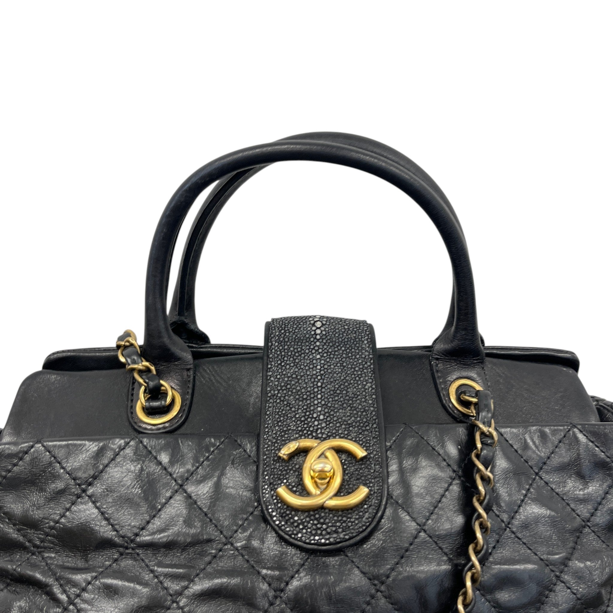Women's Small Stingray Bindi Tote Handbag Black