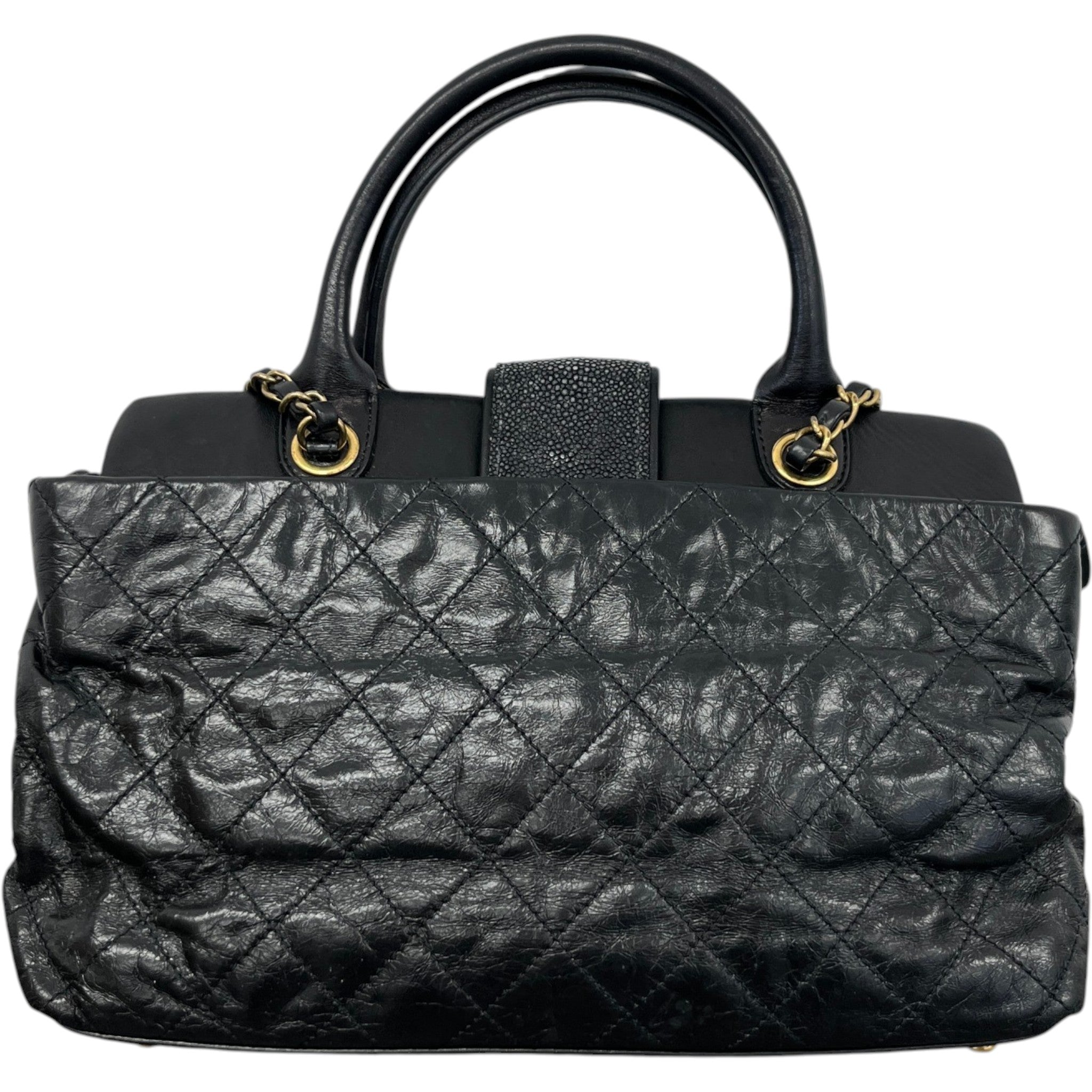 Women's Small Stingray Bindi Tote Handbag Black