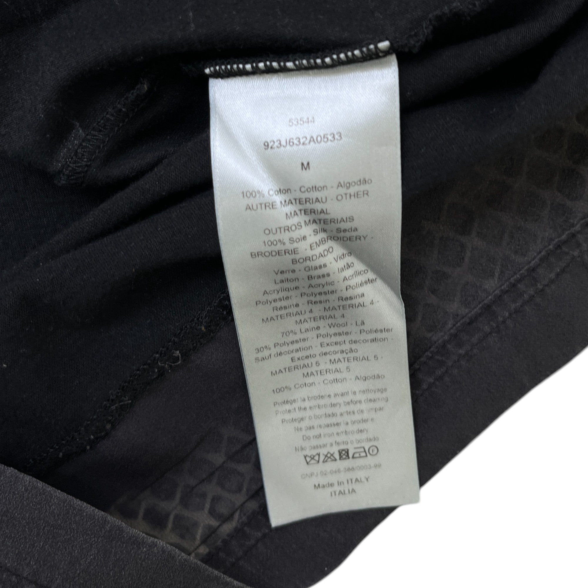 Men's X Kaws Crystal Bee T-Shirt Black Size M