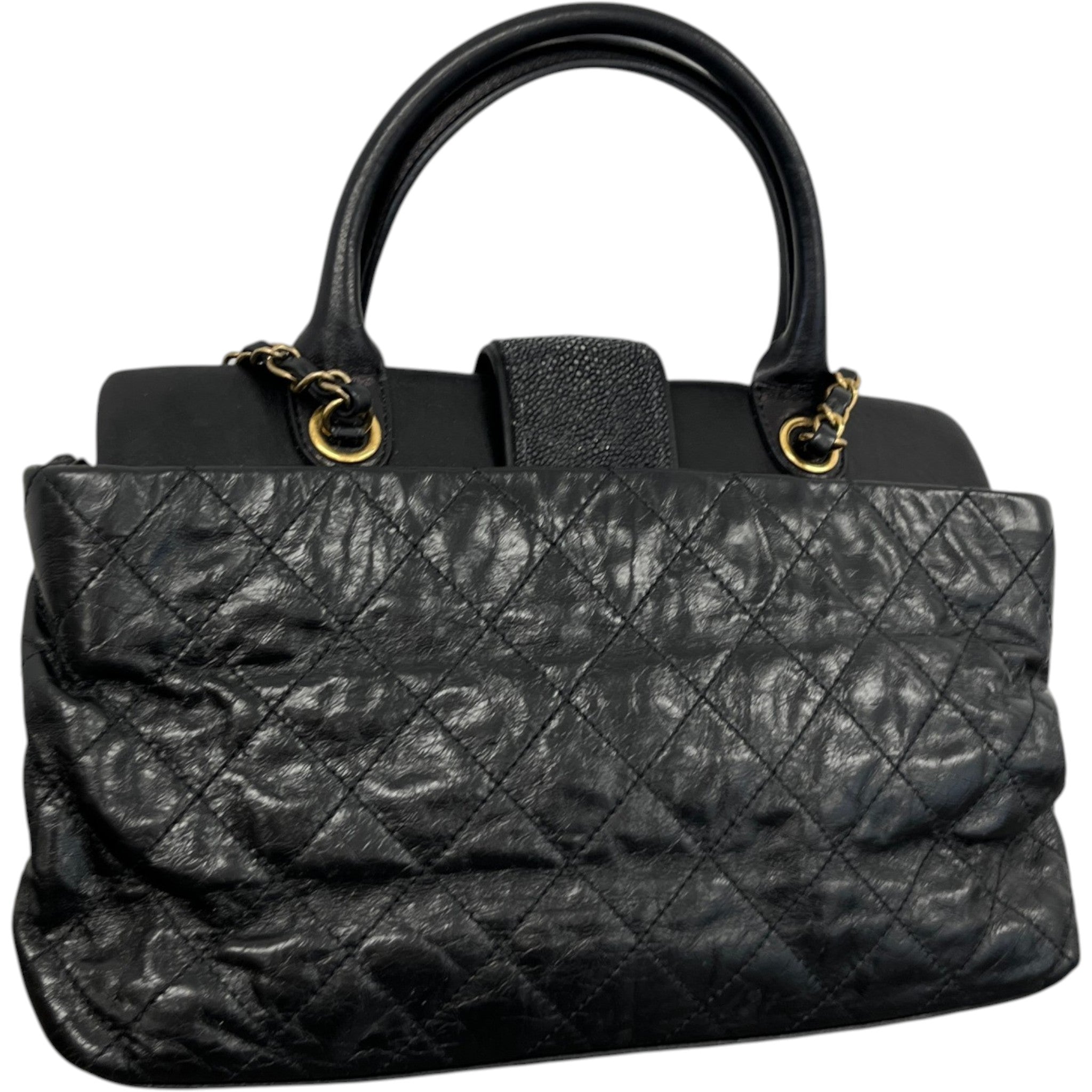 Women's Small Stingray Bindi Tote Handbag Black