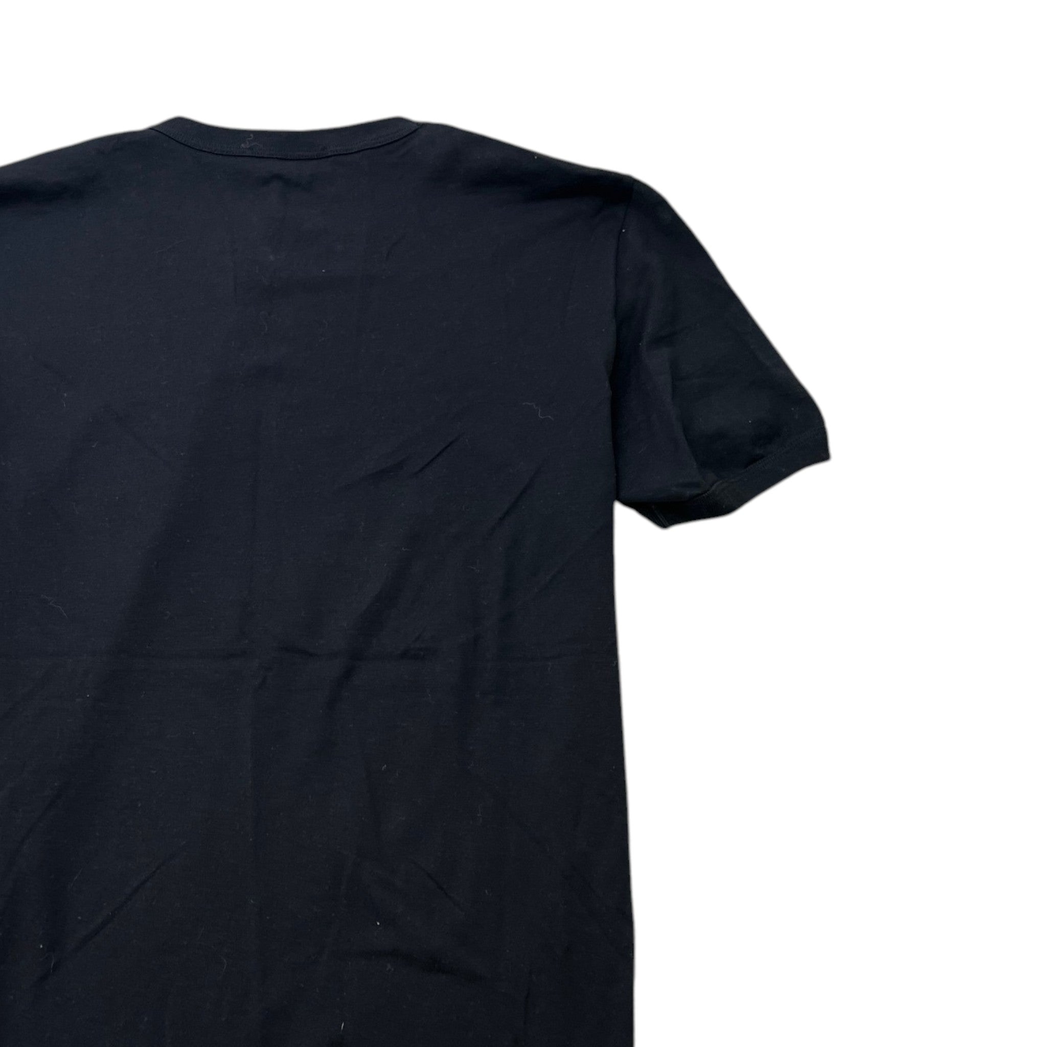 Men's Plaque Logo T-Shirt Black Size IT 48 / UK M