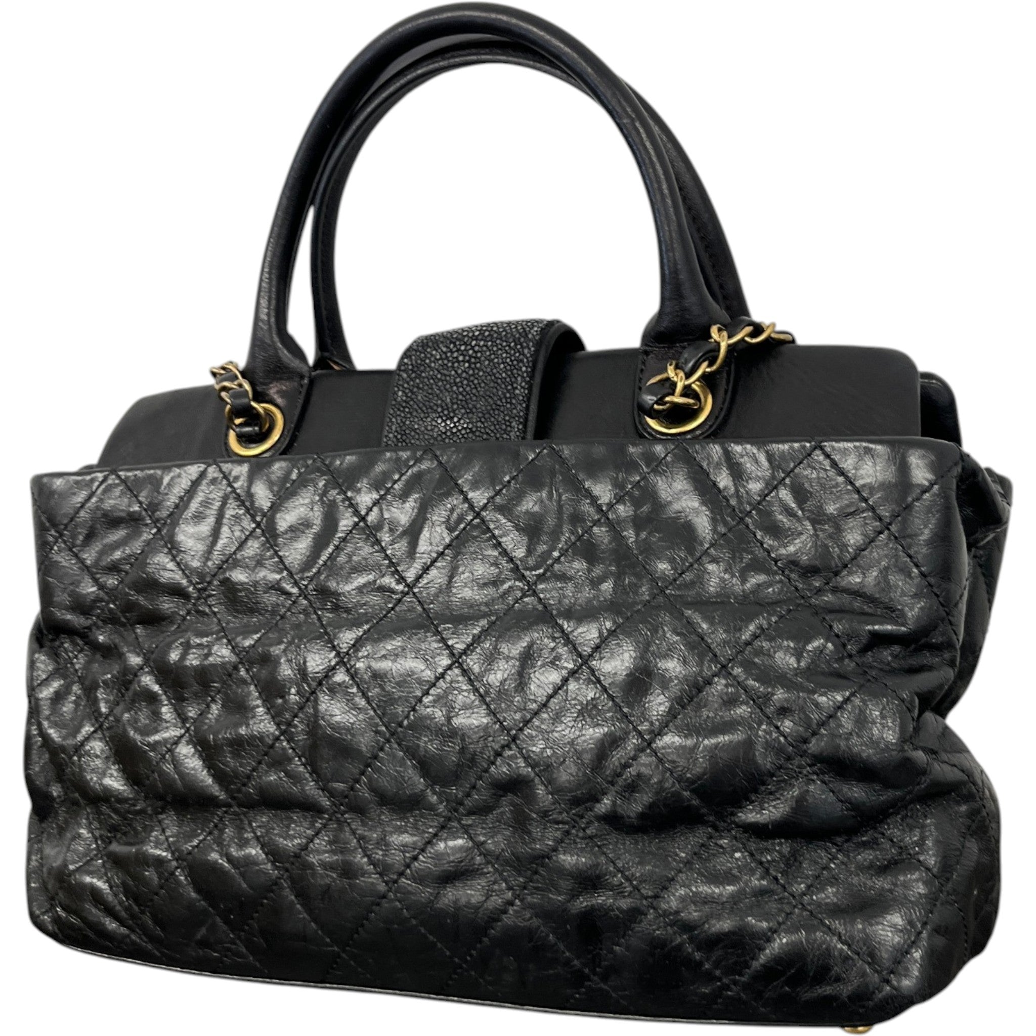 Women's Small Stingray Bindi Tote Handbag Black