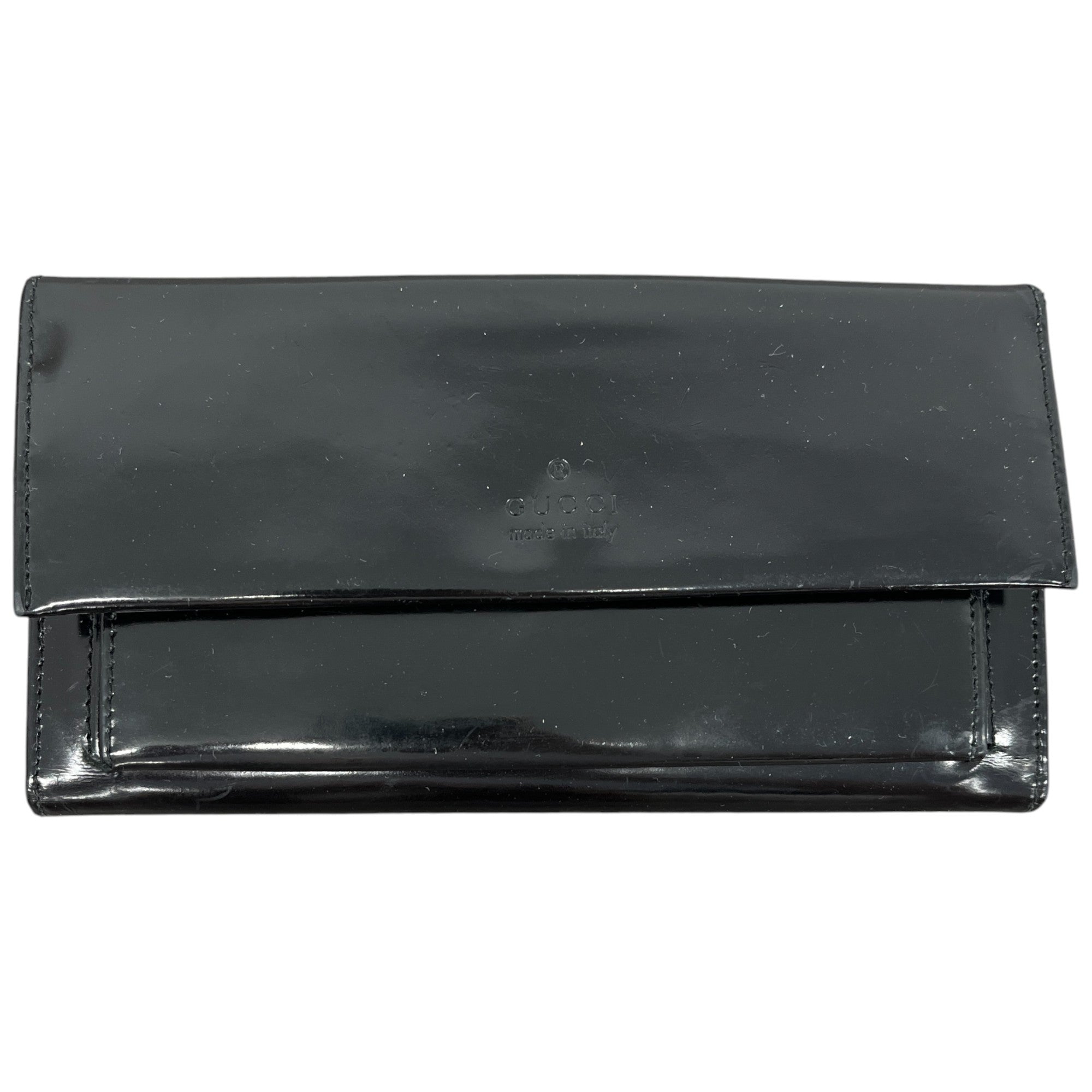 Women's Embossed Logo Purse Black