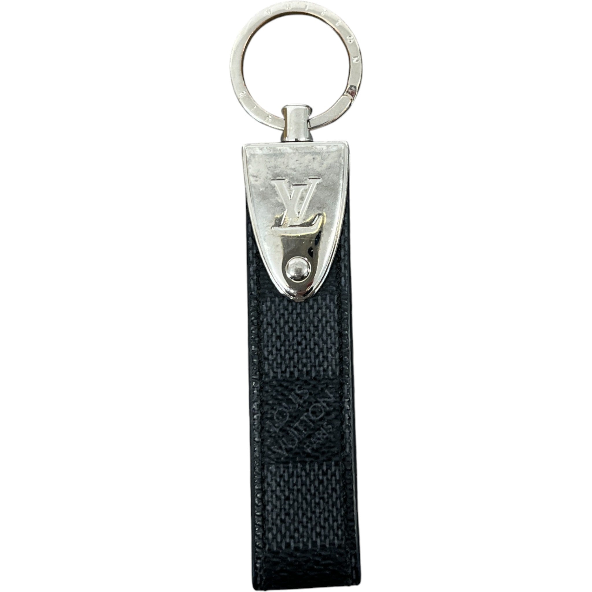 Men's Damier Graphite Infini Dragonne Keyring Black