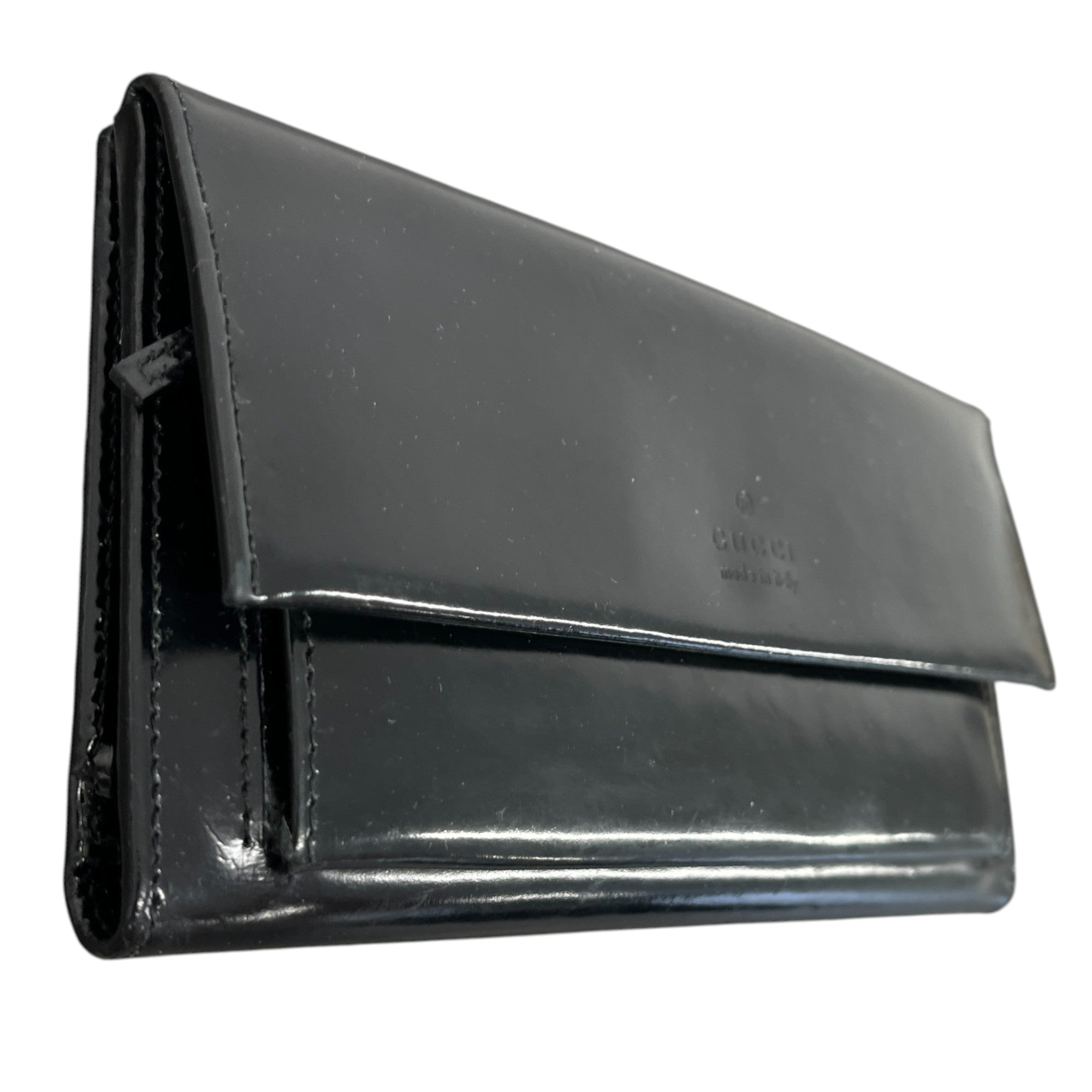 Women's Embossed Logo Purse Black