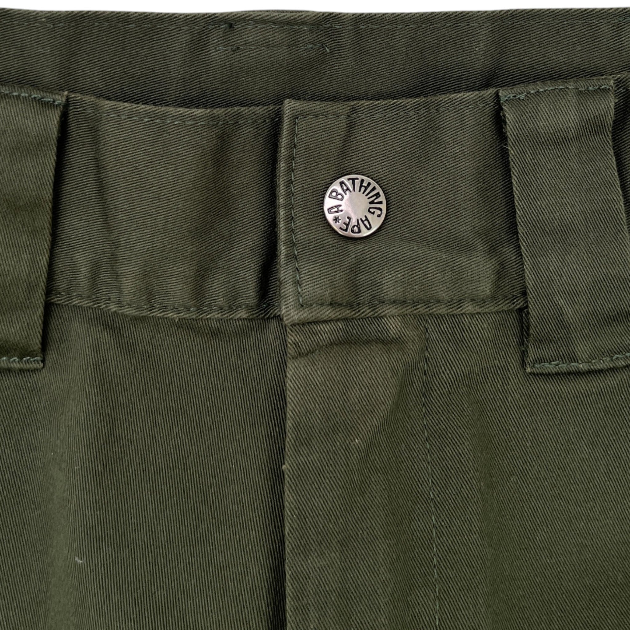 Men's Shark Print Trousers Khaki Size M