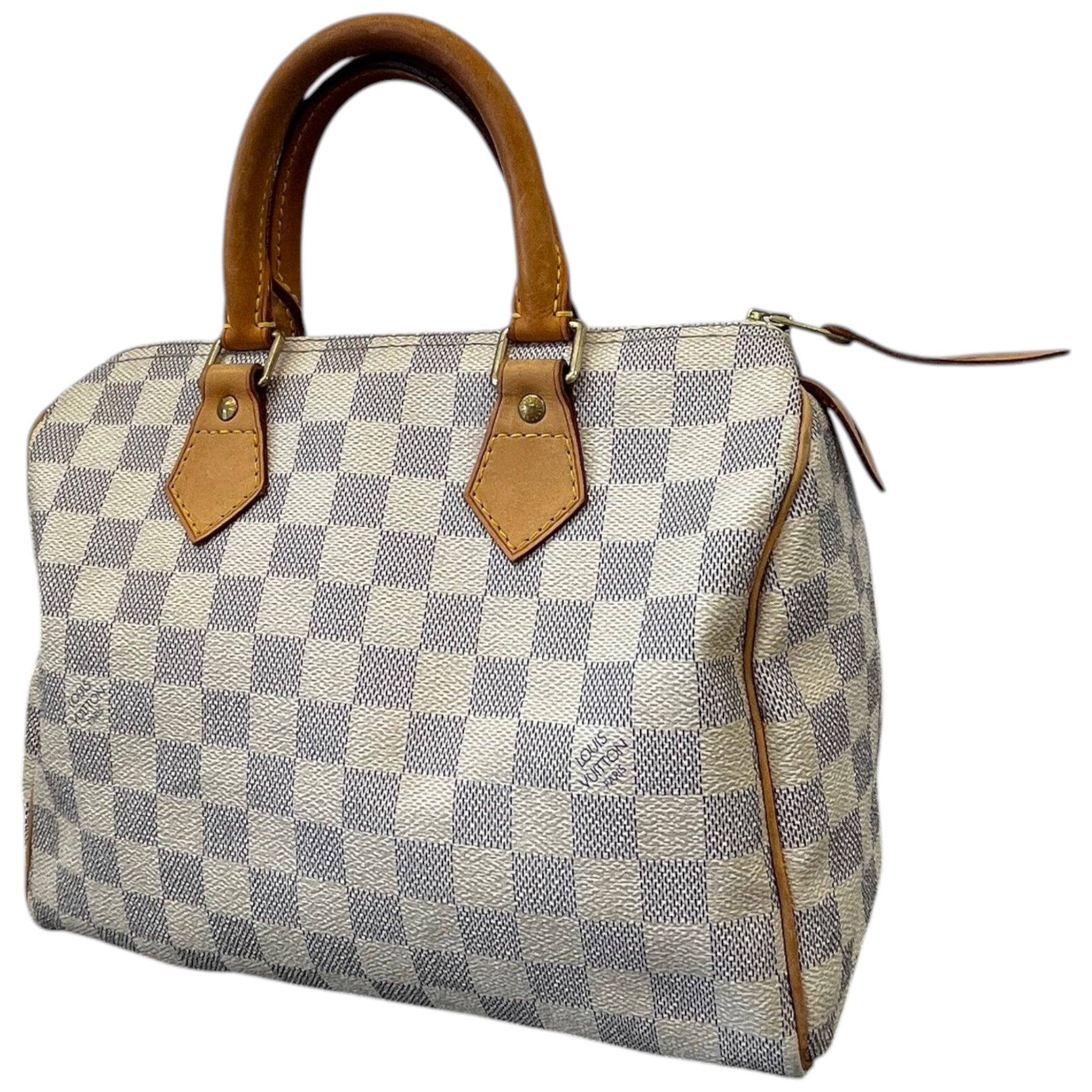 Women's Damier Azur Speedy 25 Bag White