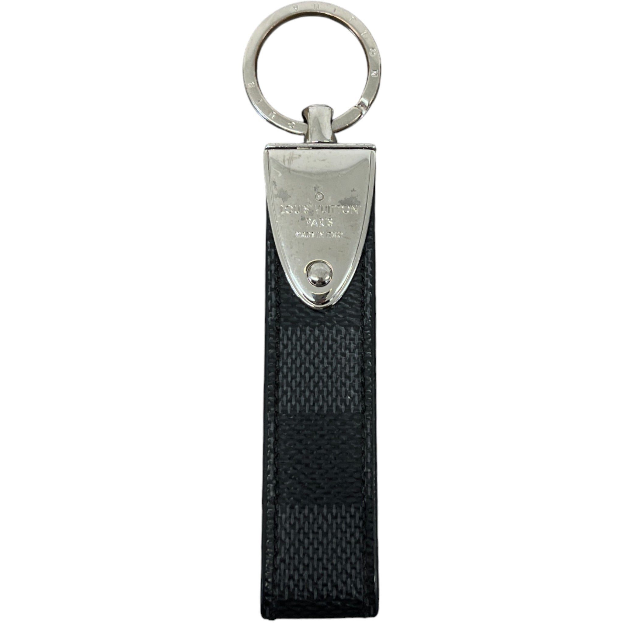 Men's Damier Graphite Infini Dragonne Keyring Black