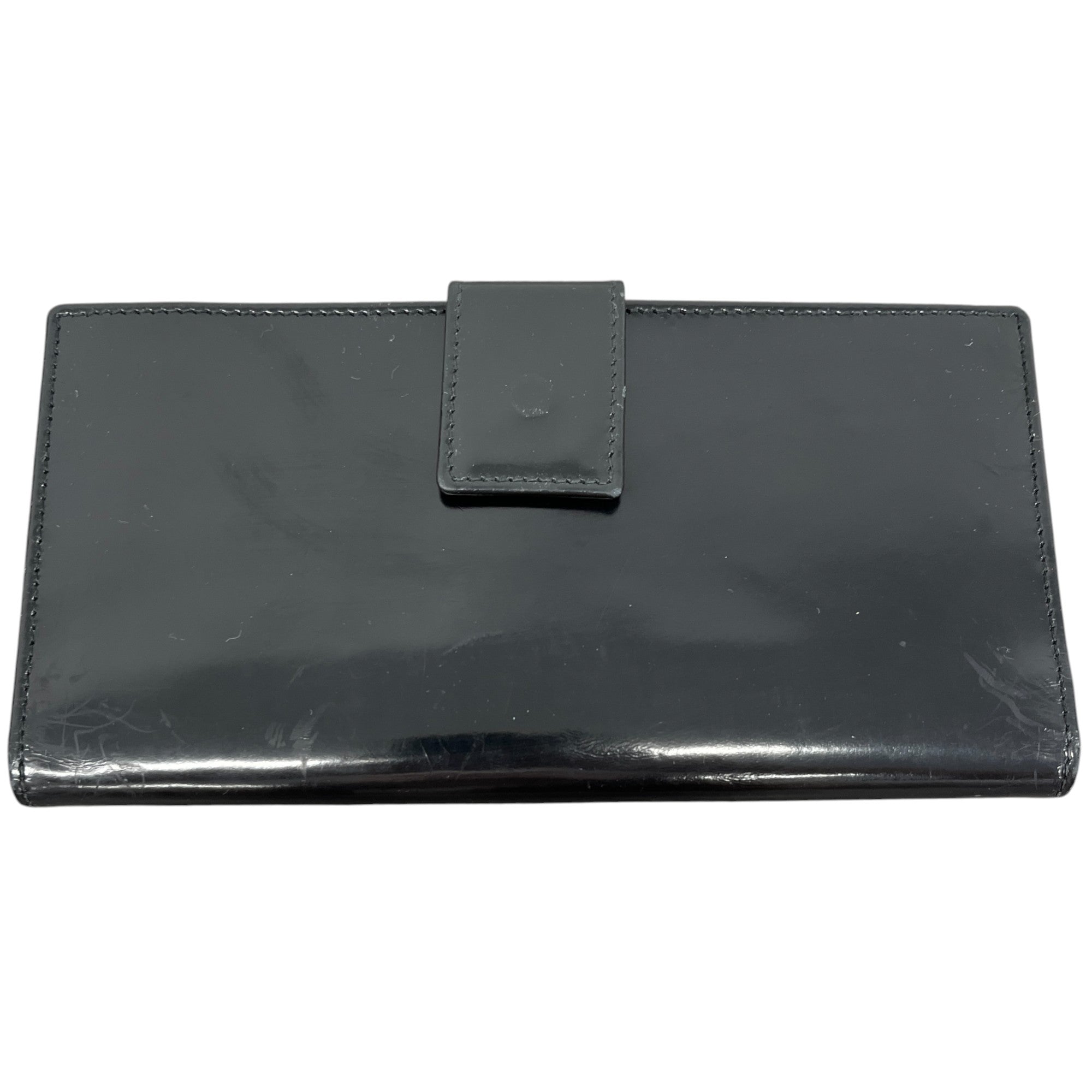 Women's Embossed Logo Purse Black