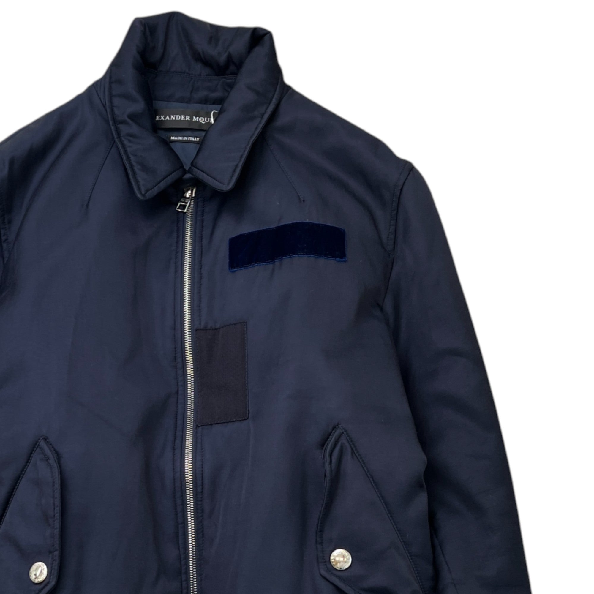 Men's Stitch Logo Print Jacket Navy Size IT 48 / M