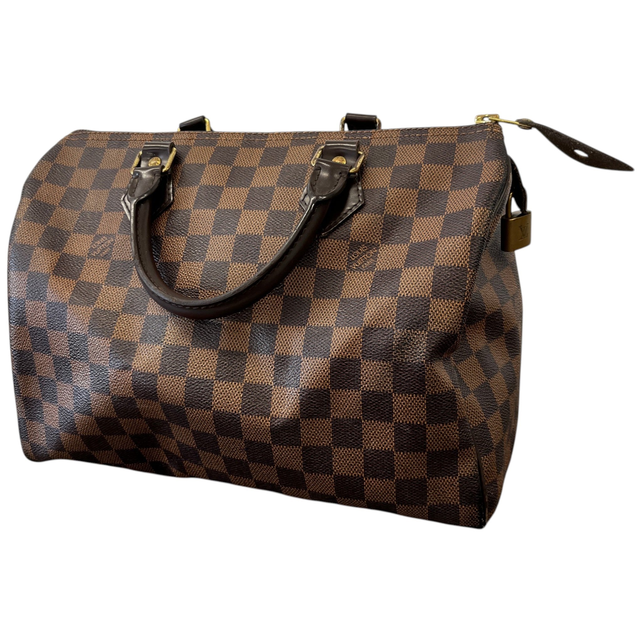 Women's Damier Ebene Speedy 30 Bag Brown