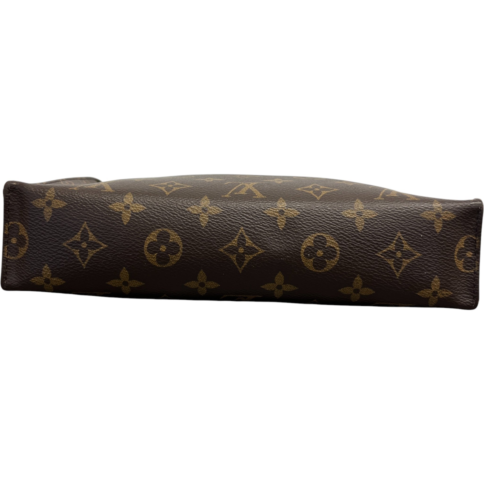 Women's Monogram Toiletry Pouch 26 Toiletry Bag Brown