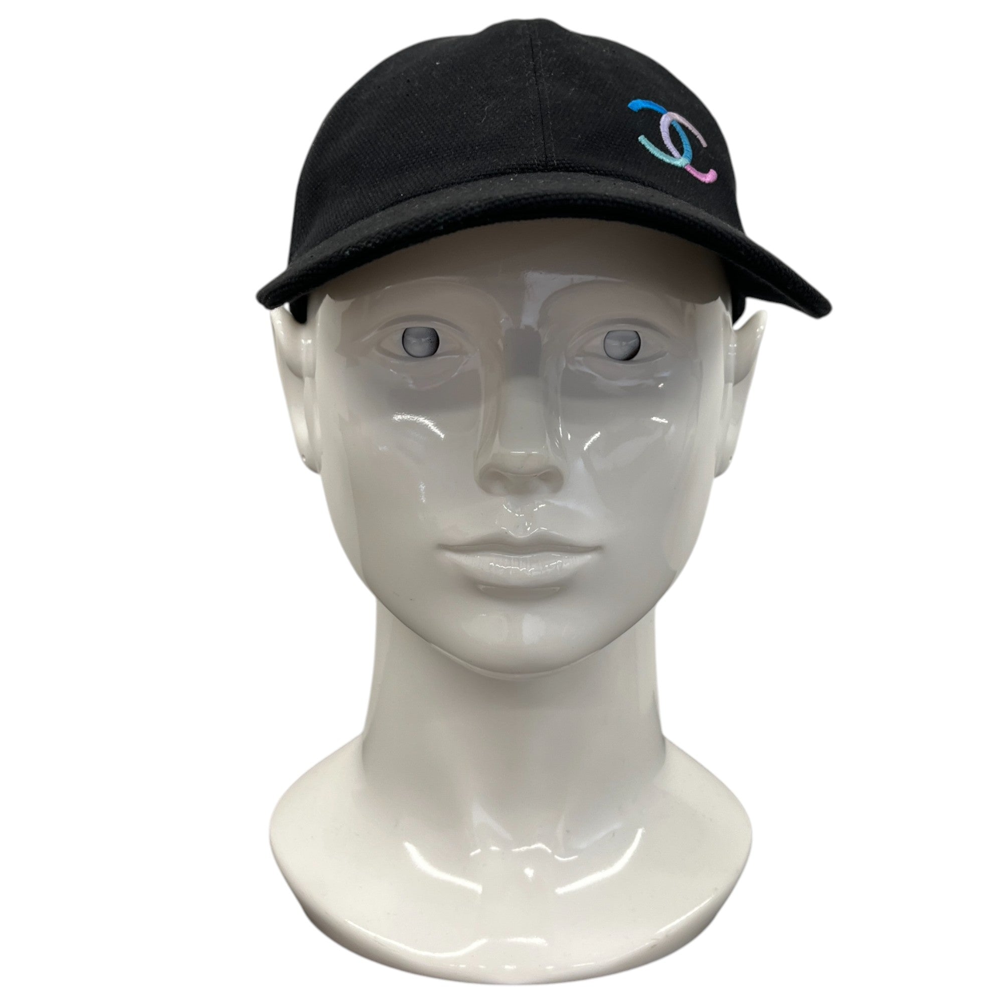 Women's Multicolor Cc Logo Hat Black