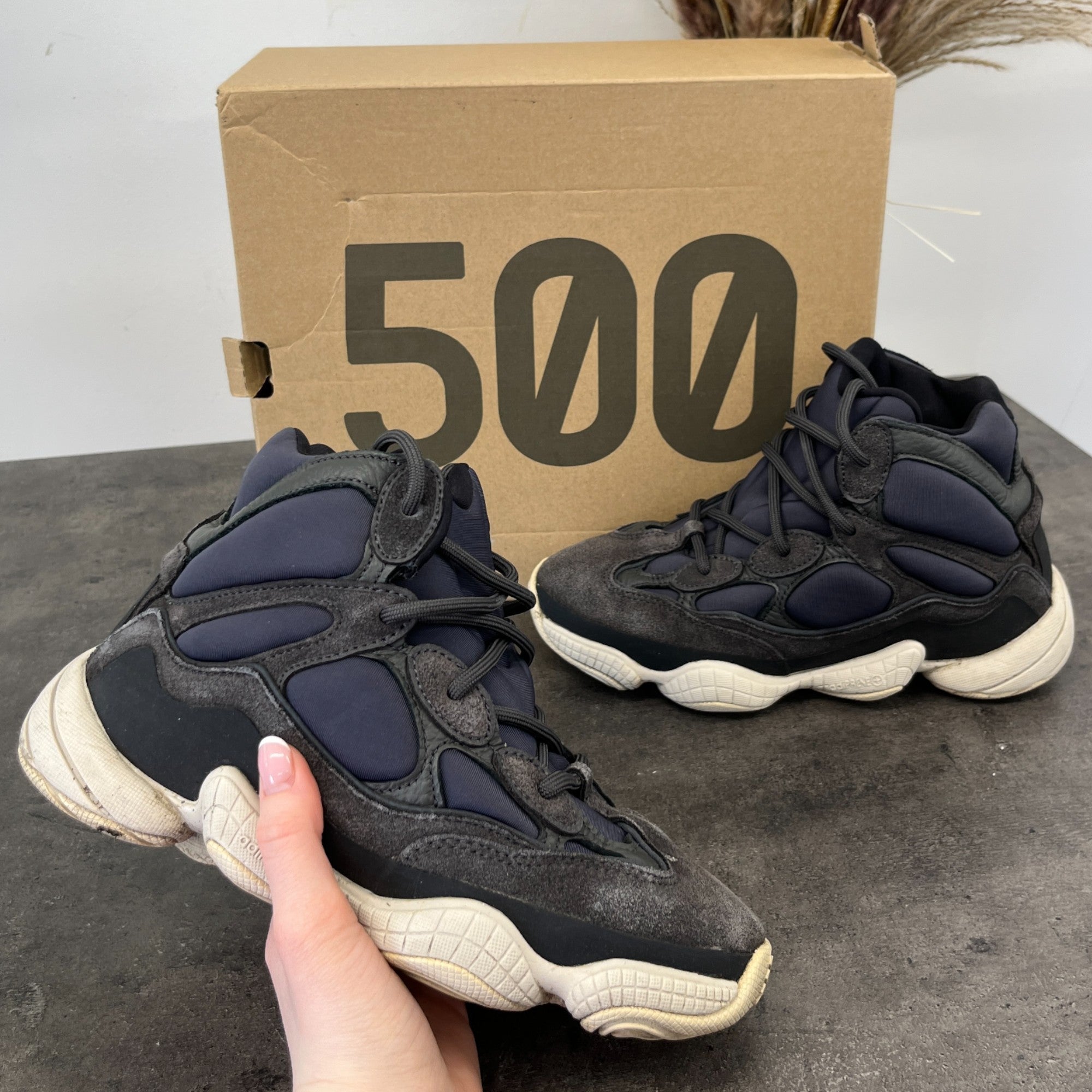 Women's 500 Low Trainers Navy Size EU 36.5 / UK 3.5