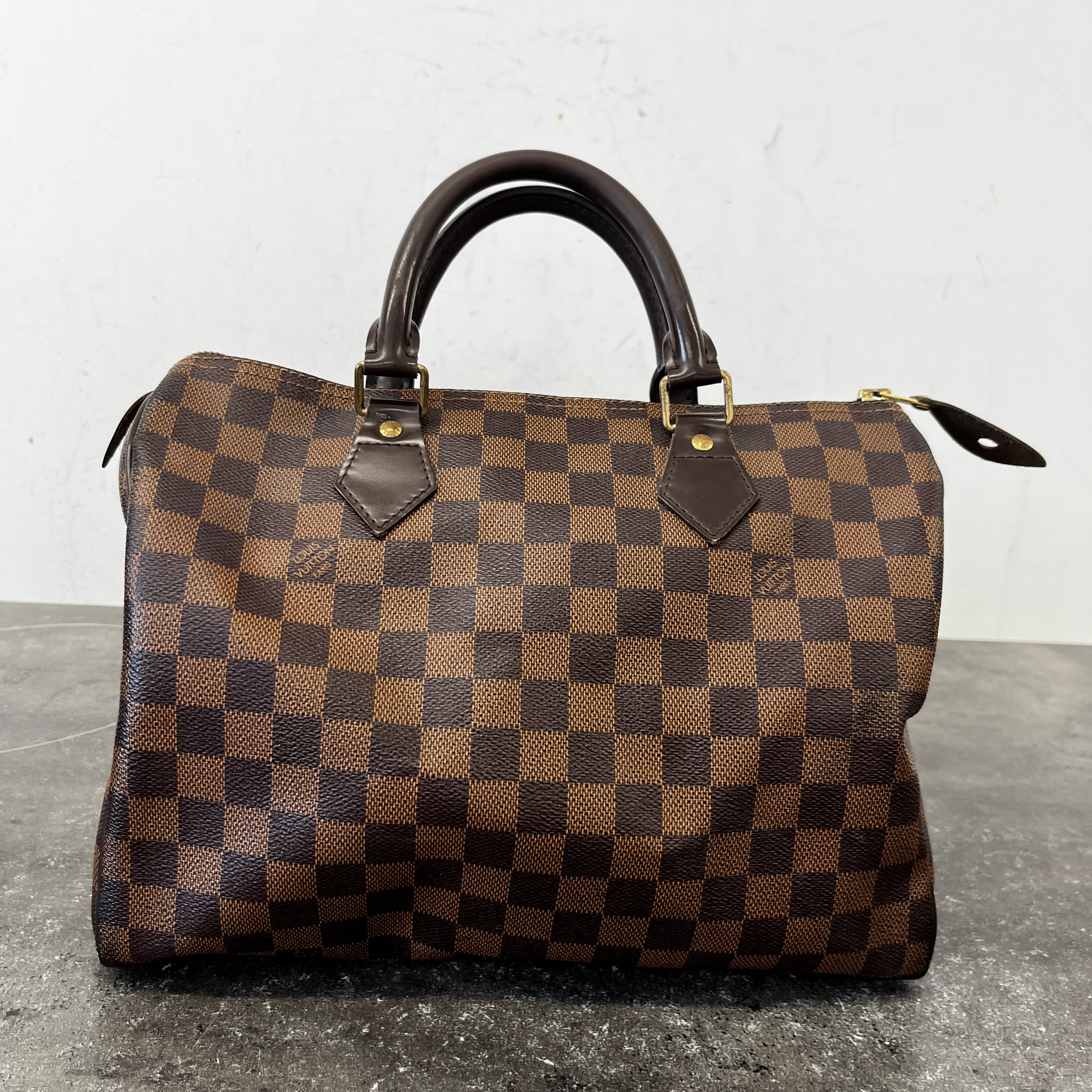 Women's Damier Ebene Speedy 30 Bag Brown
