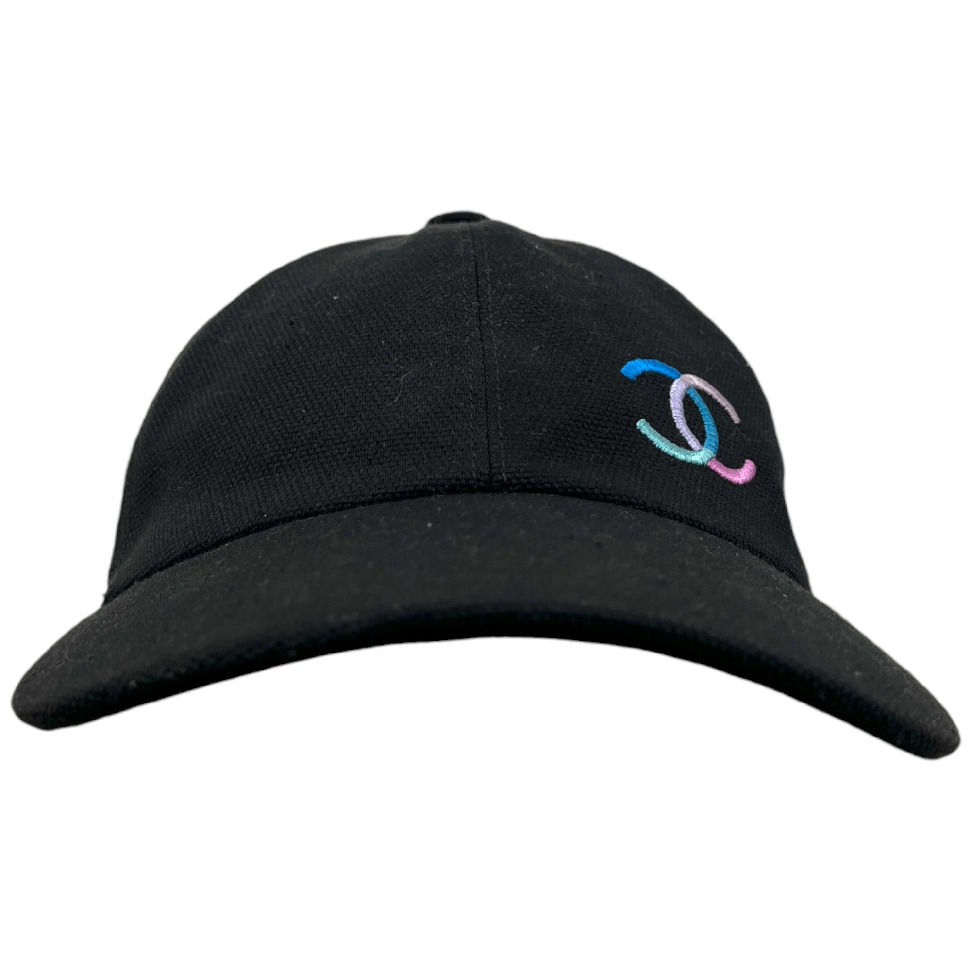 Women's Multicolor Cc Logo Hat Black