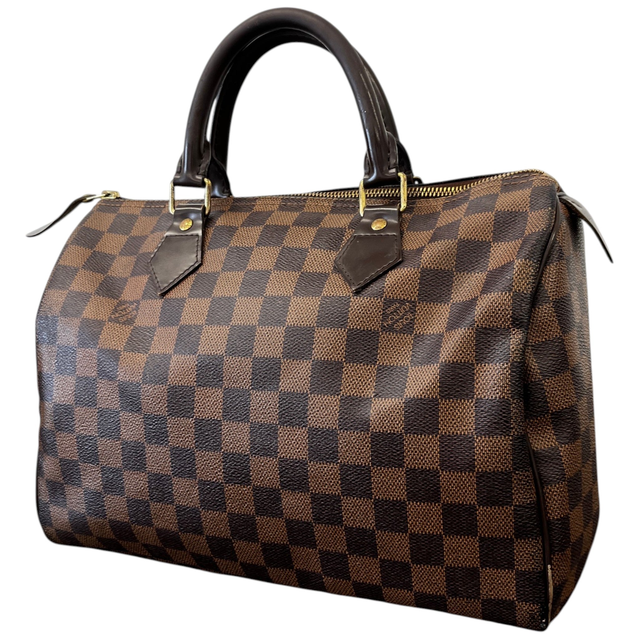 Women's Damier Ebene Speedy 30 Bag Brown