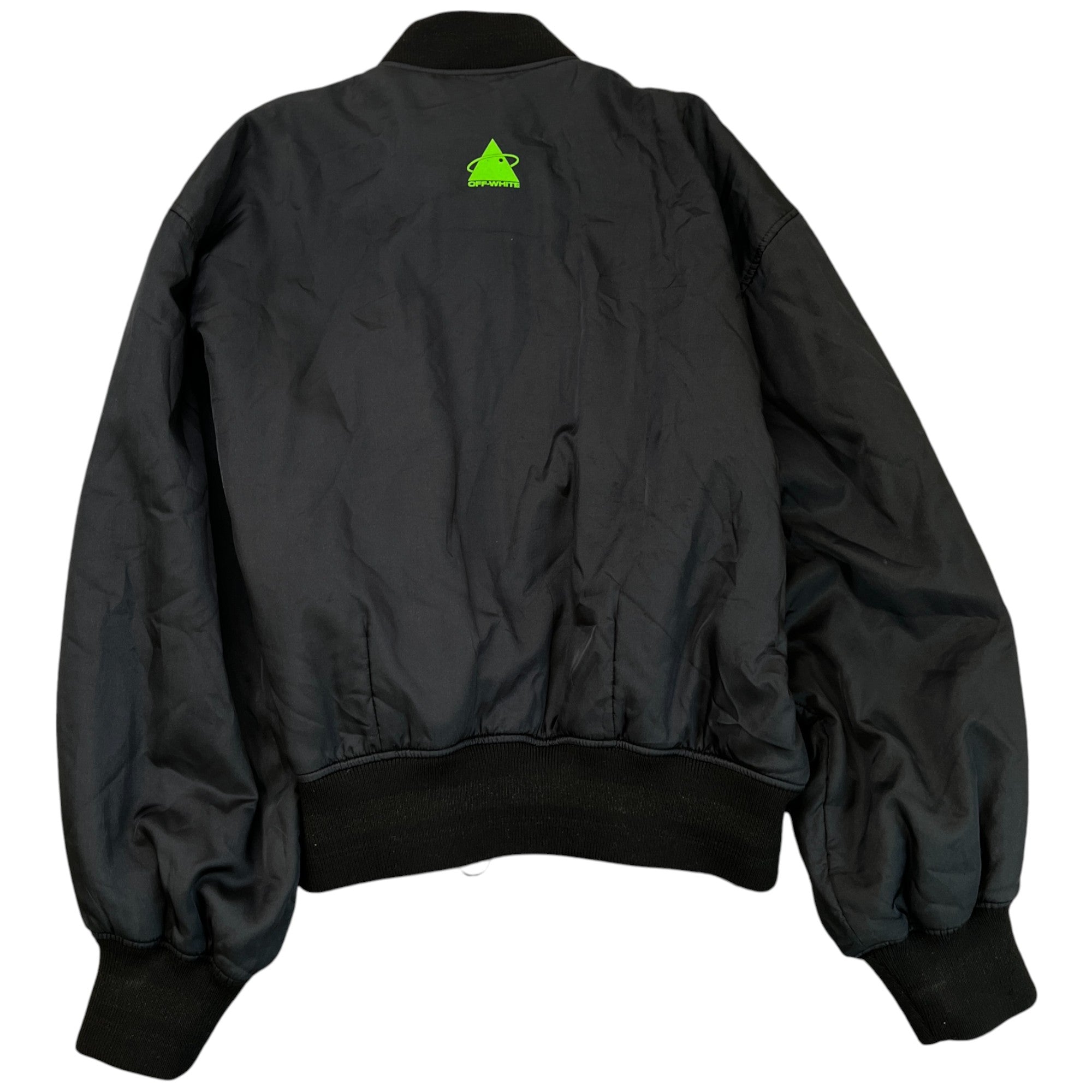 Men's Waterfall Bomber Jacket Black Size M
