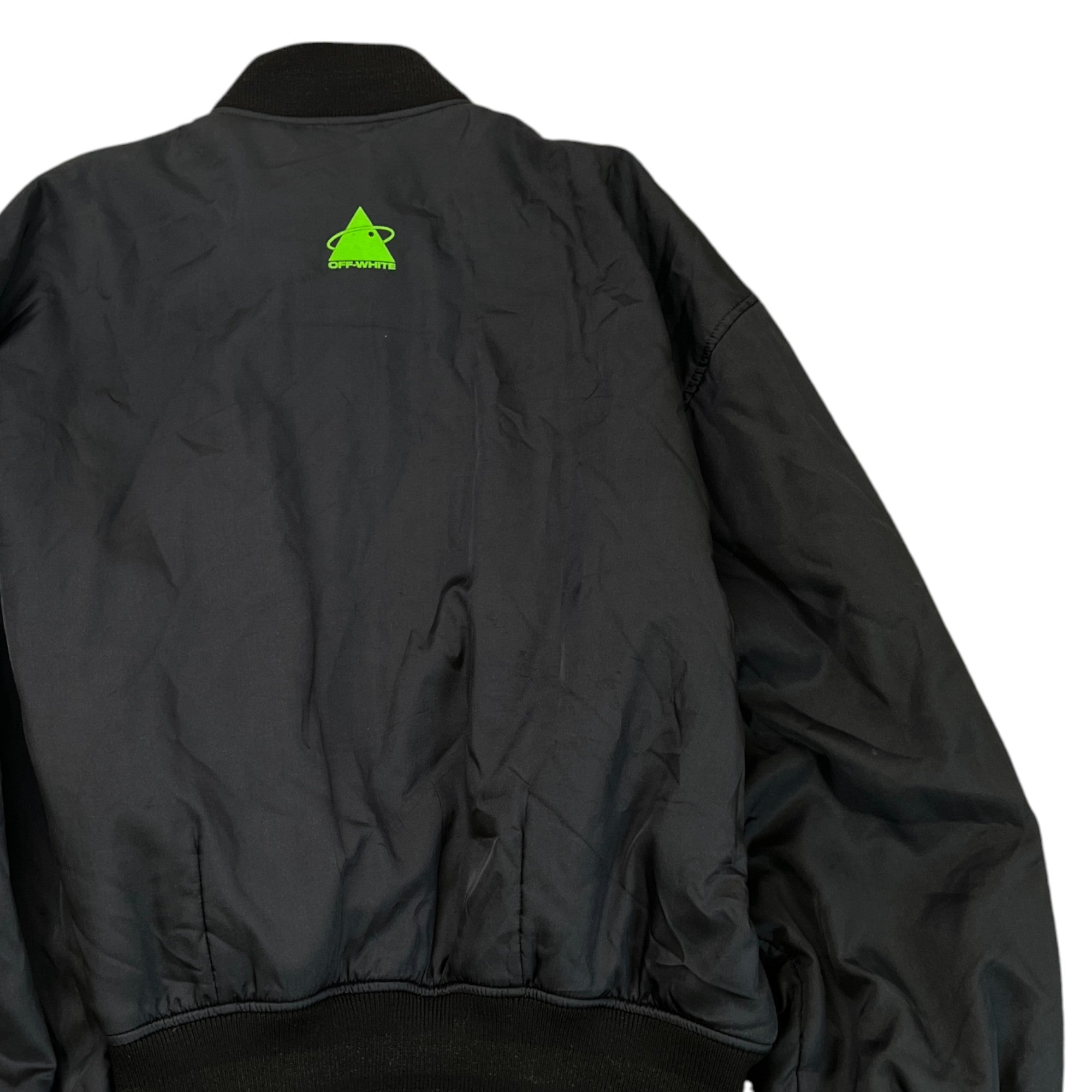 Men's Waterfall Bomber Jacket Black Size M