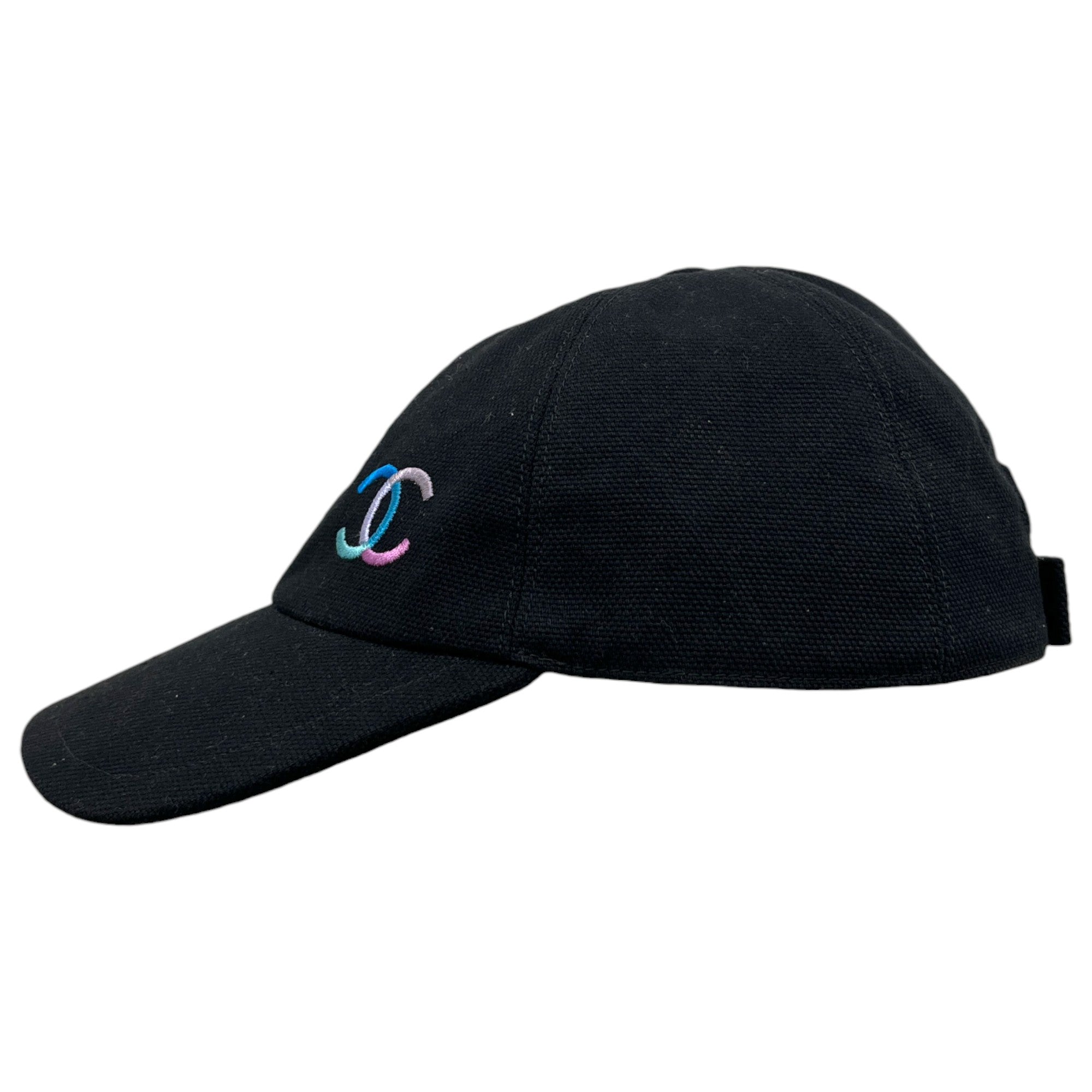 Women's Multicolor Cc Logo Hat Black