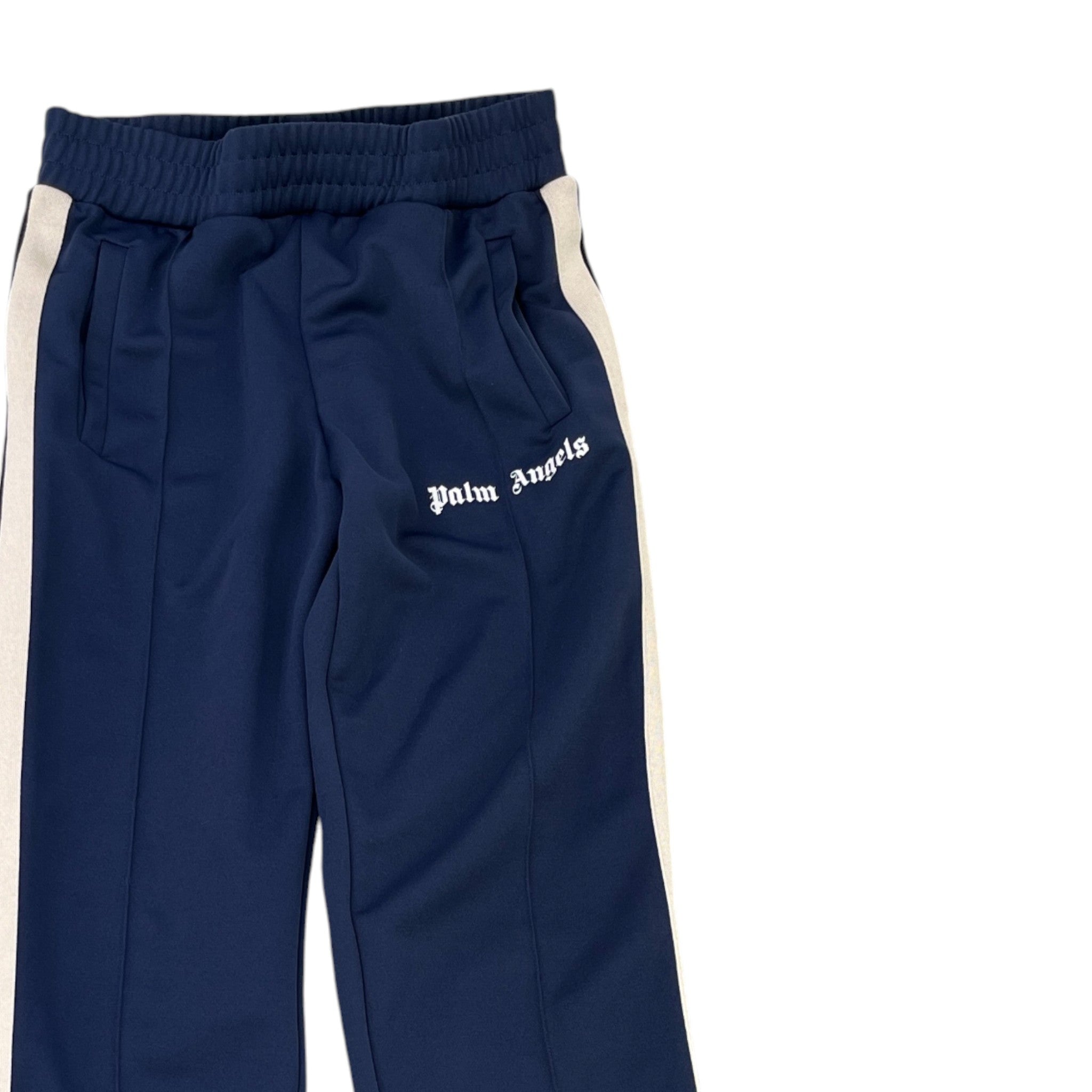 Men's Logo Print Track Joggers Blue Size M