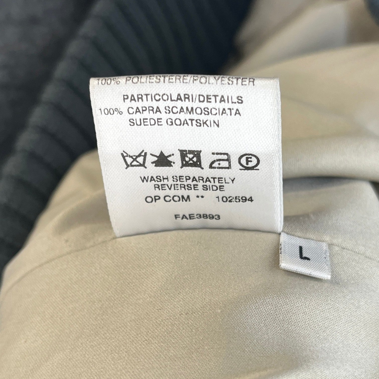 Men's Cashmere Hybrid Bomber Jacket Grey Size L